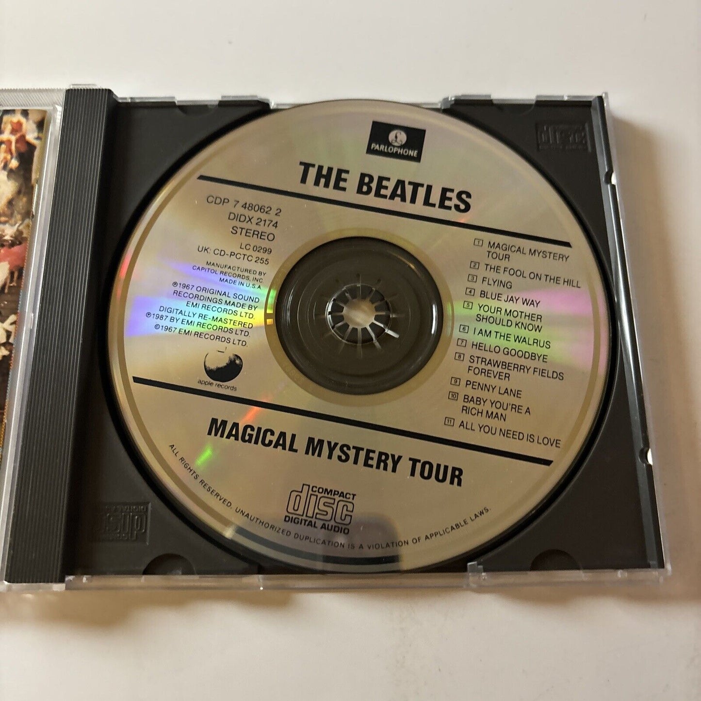 The Beatles - Magical Mystery Tour (CD, 1988) Cdp-7480622