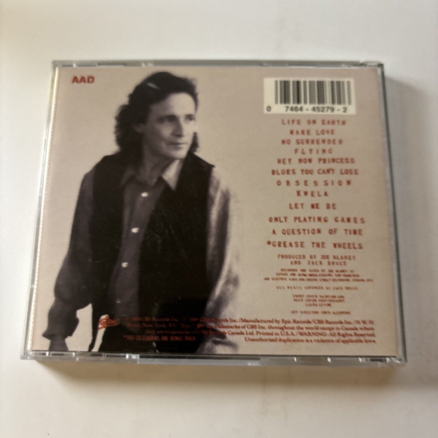 Jack Bruce - Question of Time (CD, 1989)  Ek-45279