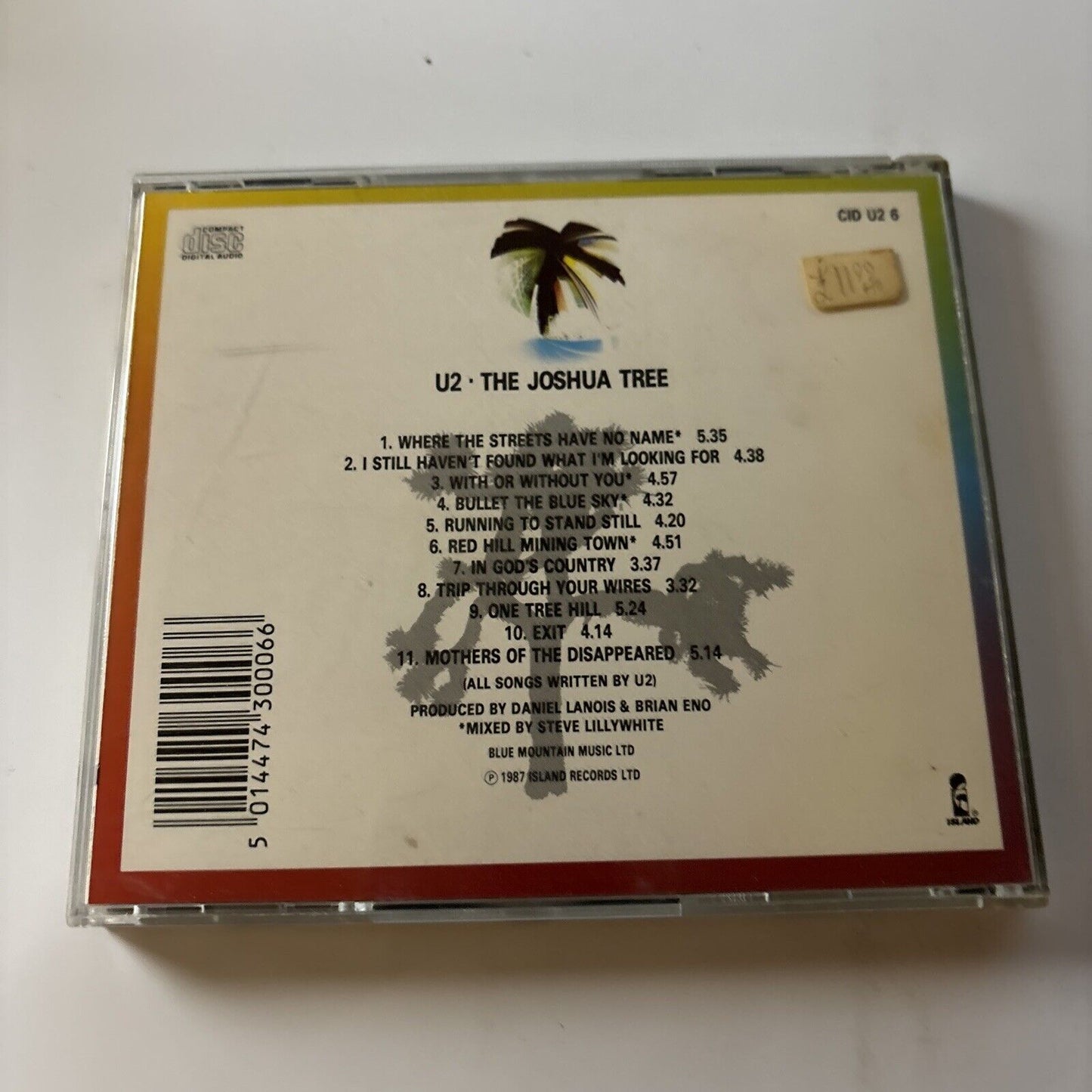 U2 - The Joshua Tree (CD, 1987) Cidu26