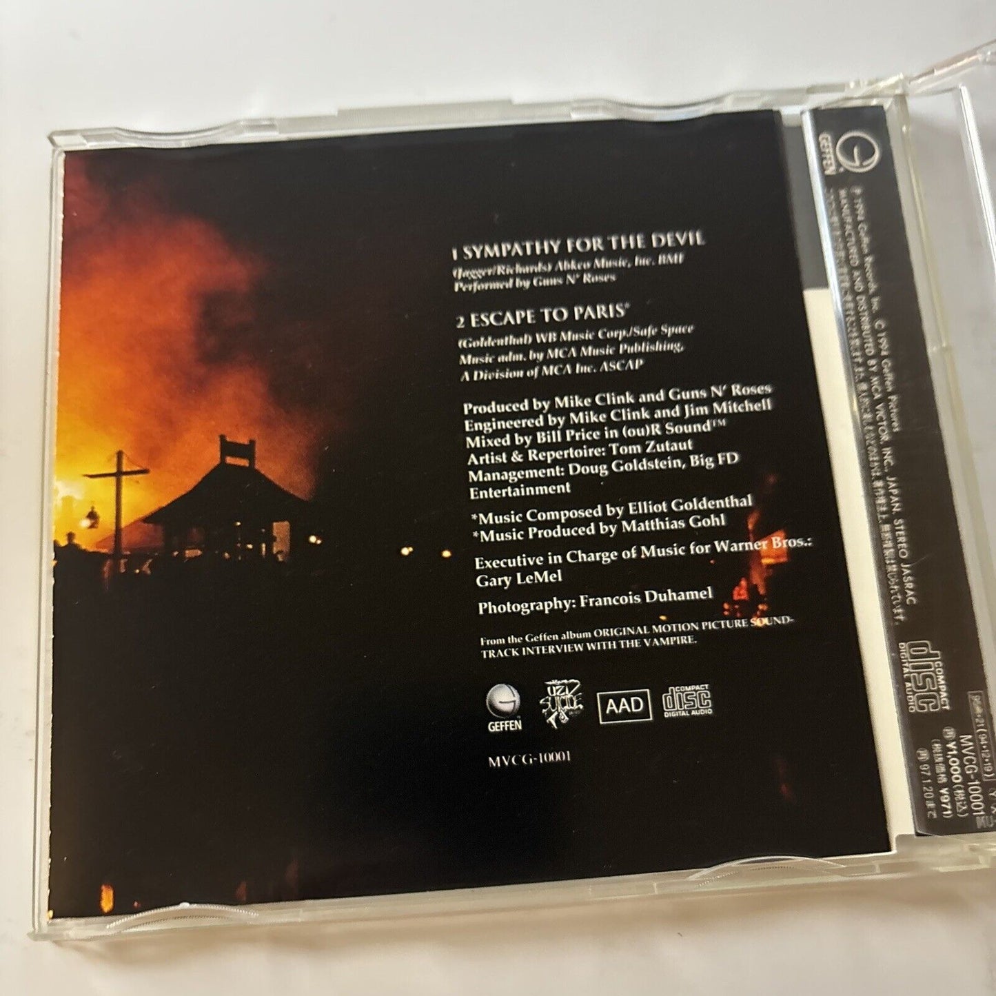 Guns N' Roses - Sympathy For The Devil (CD, 1994) Japan Mvcg-10001 Single