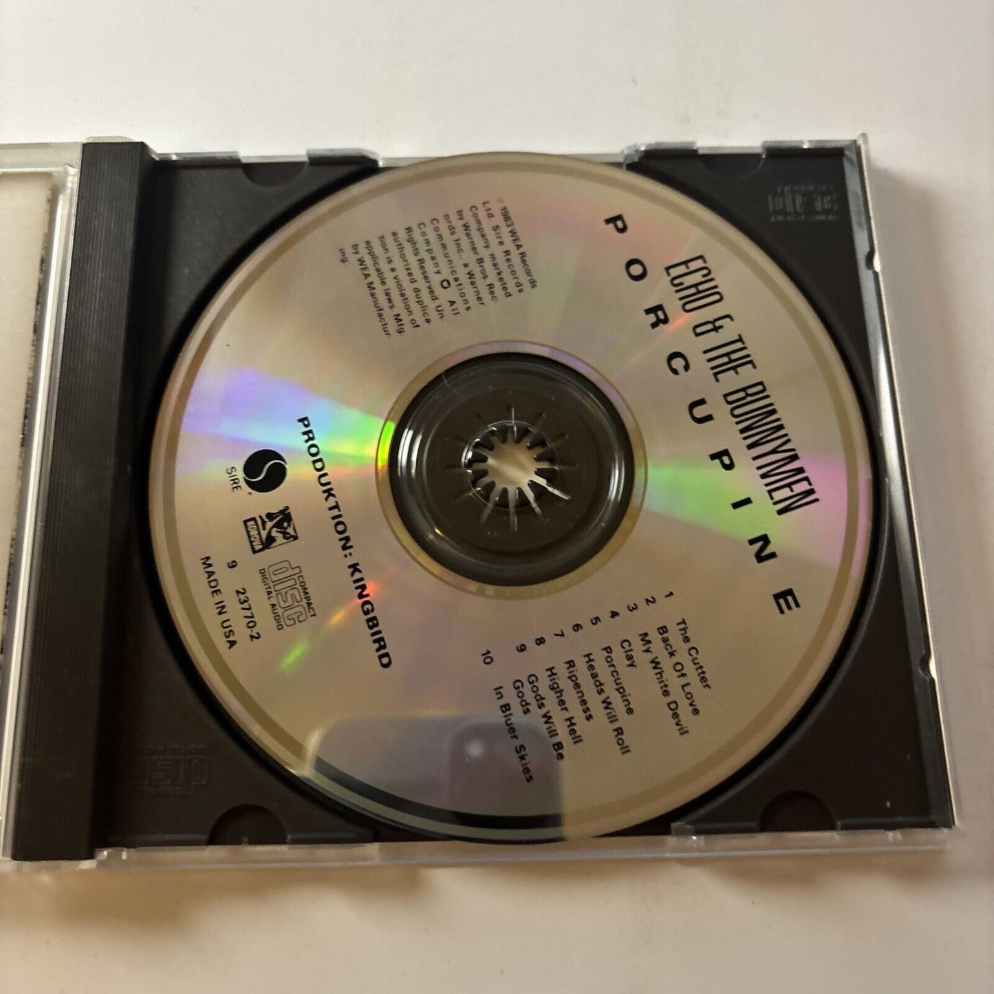 Echo & the Bunnymen - Porcupine (CD, 1990) 923770-2