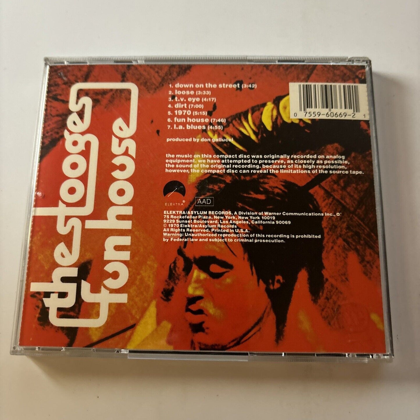 The Stooges - Fun House (CD, 1987) 74071-2