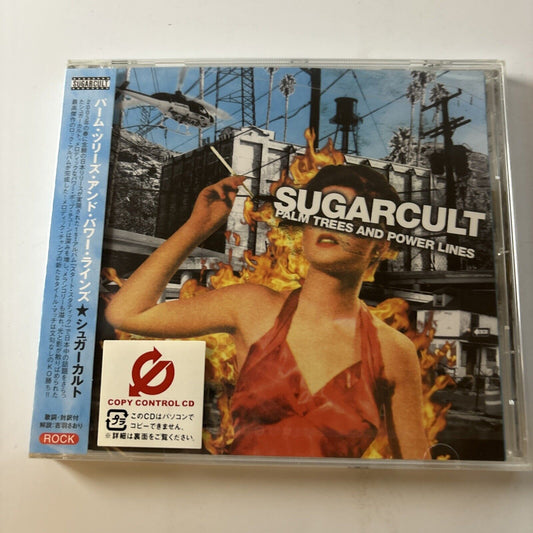 Sugarcult - Palm Trees and Power Lines (CD, 2004) Japan Obi Ctcm-65061 New