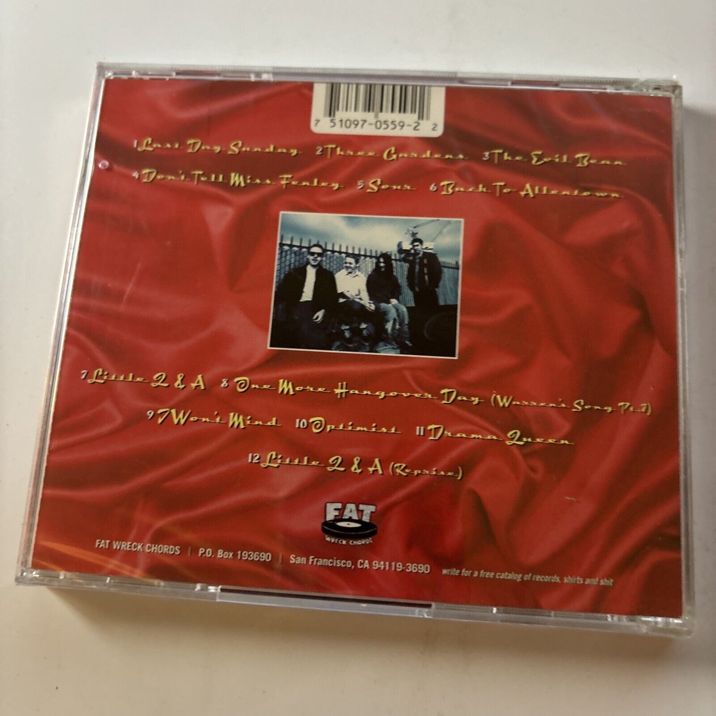 Bracket - Novelty Forever (CD, 1997) Fat-559-2 *New Sealed*