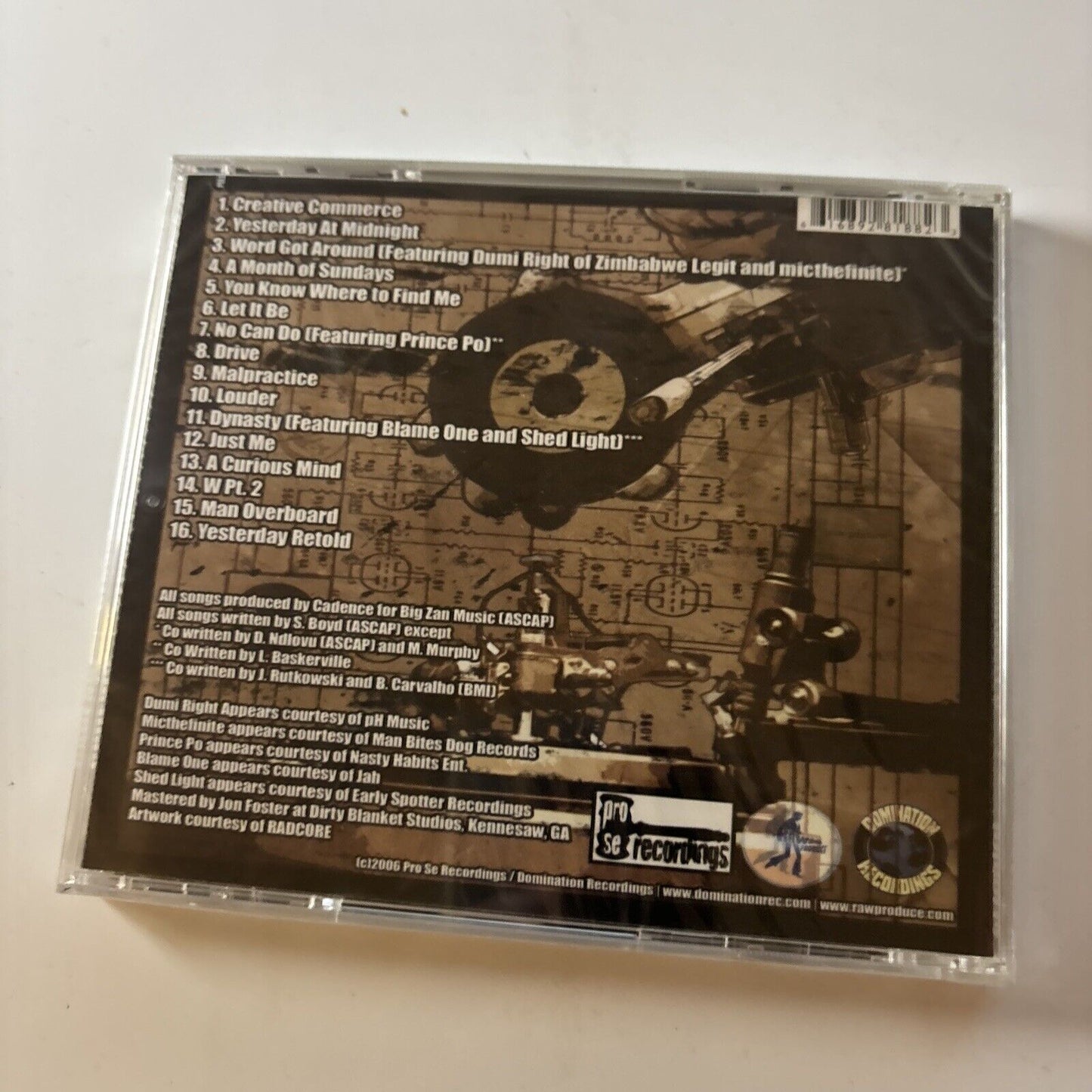 Cadence - Creative Commerce (CD, 2006) Dom014 *New Sealed*