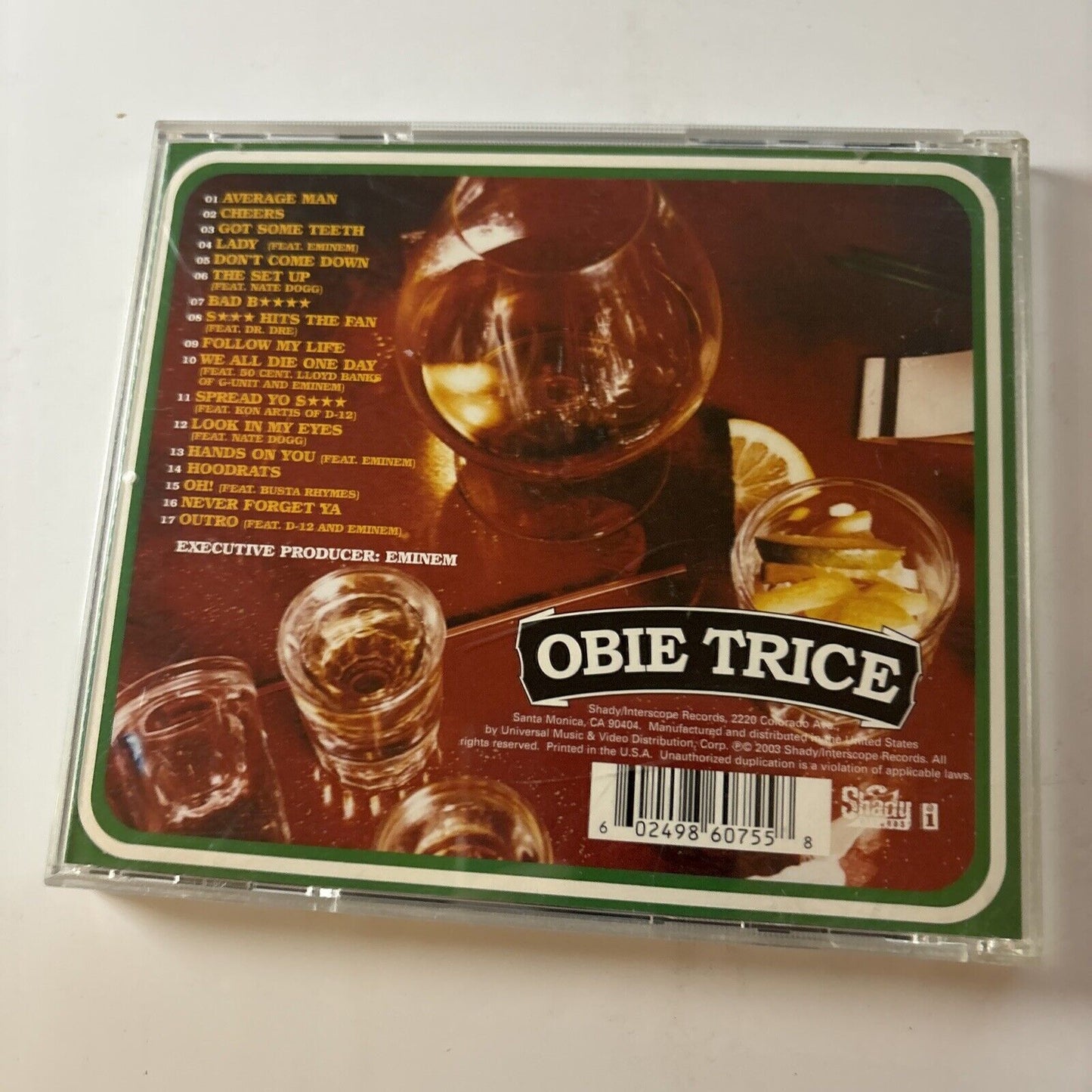 Obie Trice - Cheers (CD, 2003)