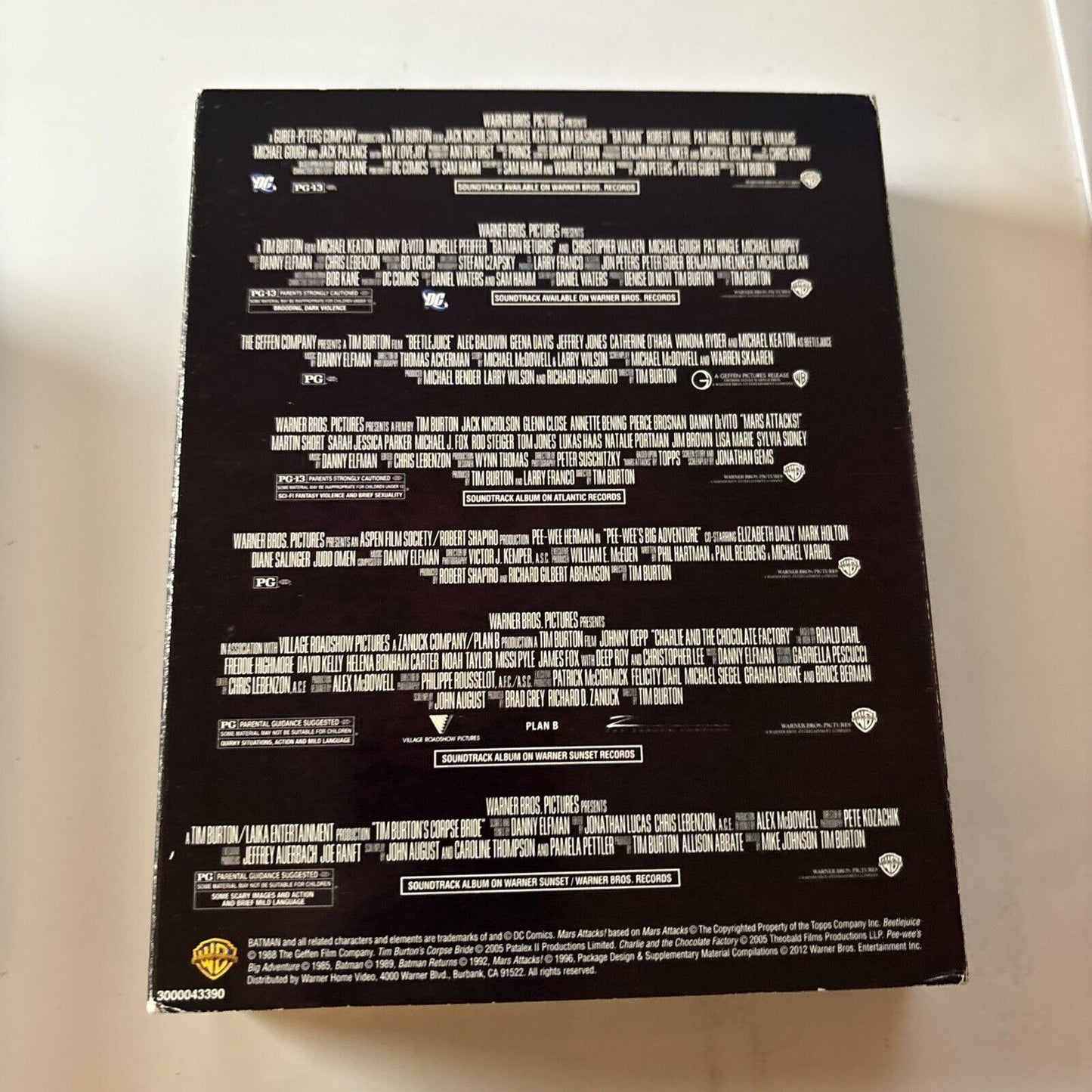 The Tim Burton Collection (Bluray, 7-Disc) Region A