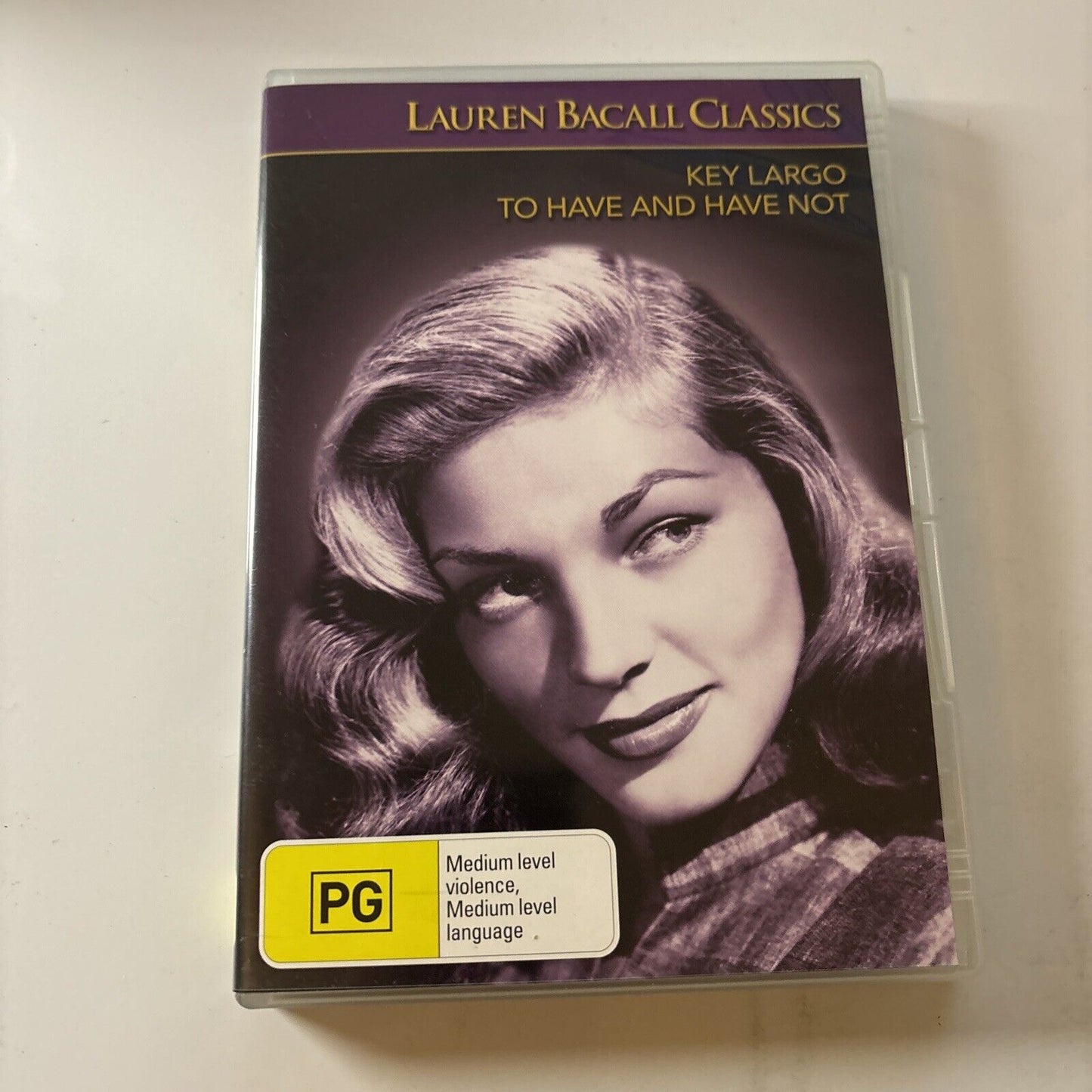 Lauren Bacall Classics: Key Largo / To Have and Have Not (DVD, 1948) NEW Region4