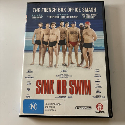 Sink or Swim (DVD, 2018) Mathieu Amalric, Philippe Katerine French Film Region 4