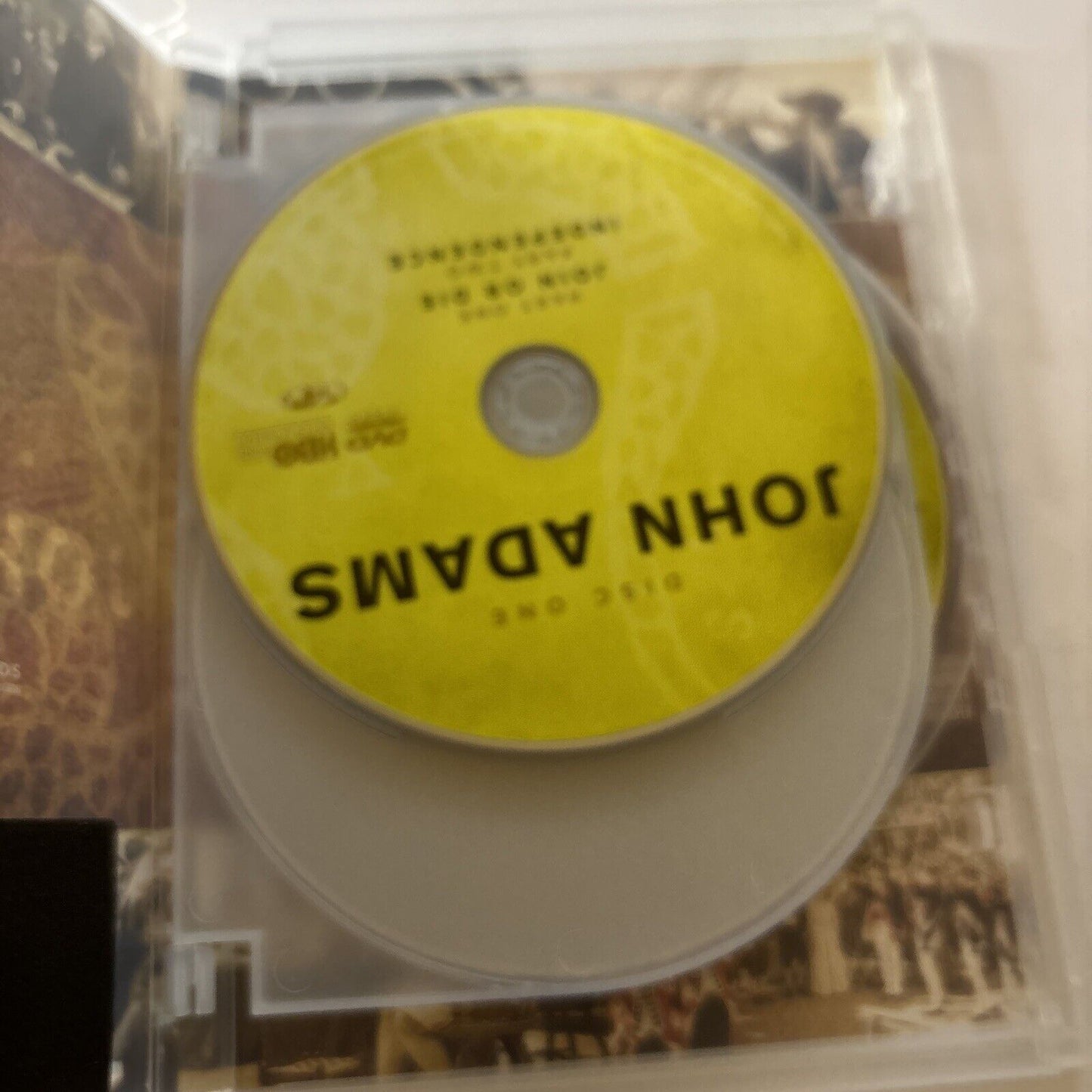 John Adams (DVD, 2008, 3-Disc) Justin Theroux, Laura Linney  Region 4