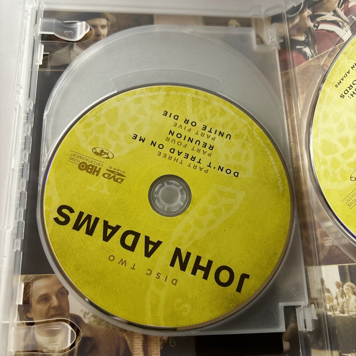 John Adams (DVD, 2008, 3-Disc) Justin Theroux, Laura Linney  Region 4