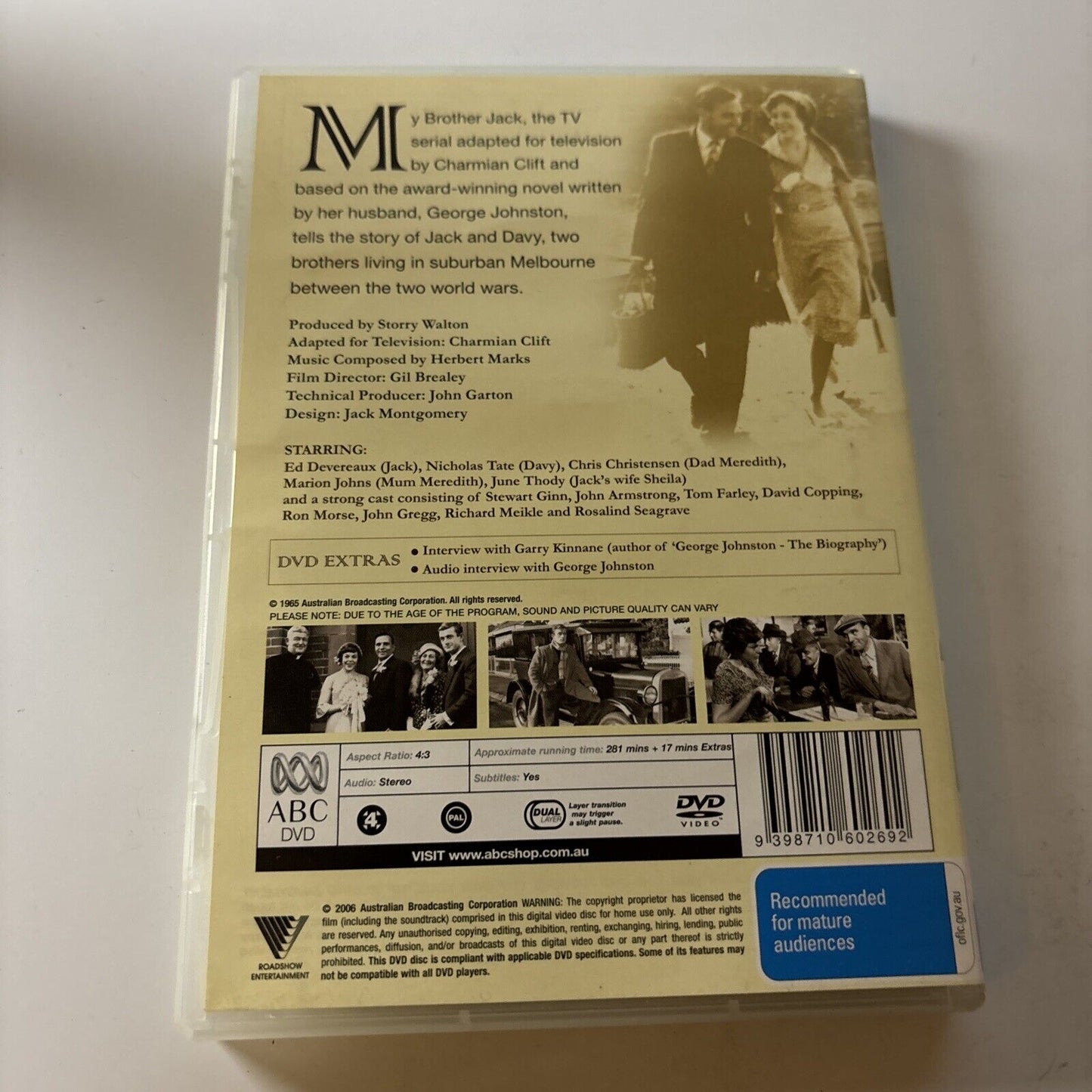 My Brother Jack (DVD, 1965) NEW Region 4