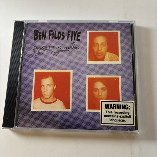 Ben Folds Five: Whatever and Ever Amen [Explicit] (CD, 1997, Sony (Aust.))