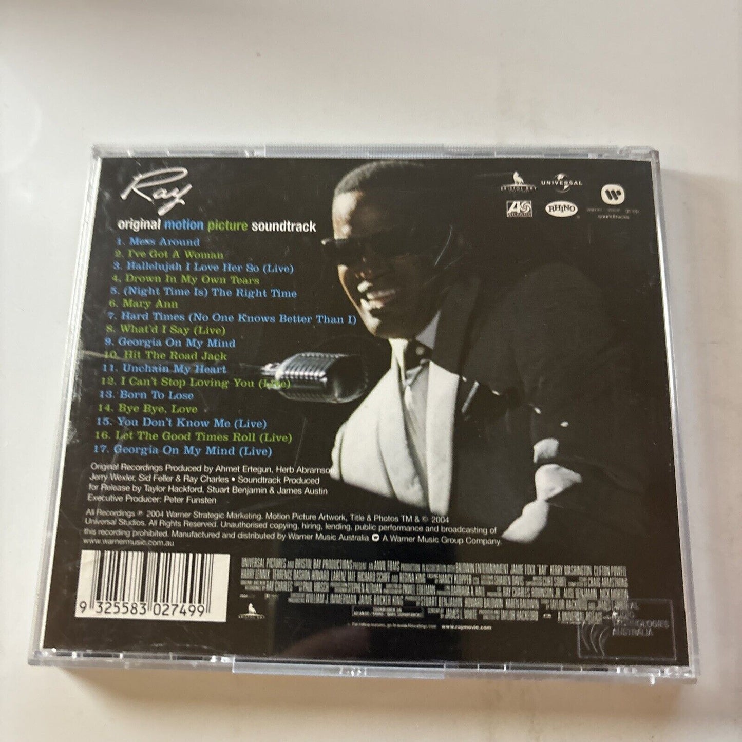 Ray Charles – Ray (Original Motion Picture Soundtrack) (CD, 2004)