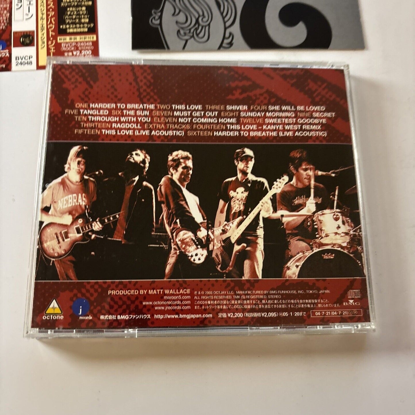 Maroon 5 - Songs About Jane (CD, 2002) Japan Obi Bvcp-24048