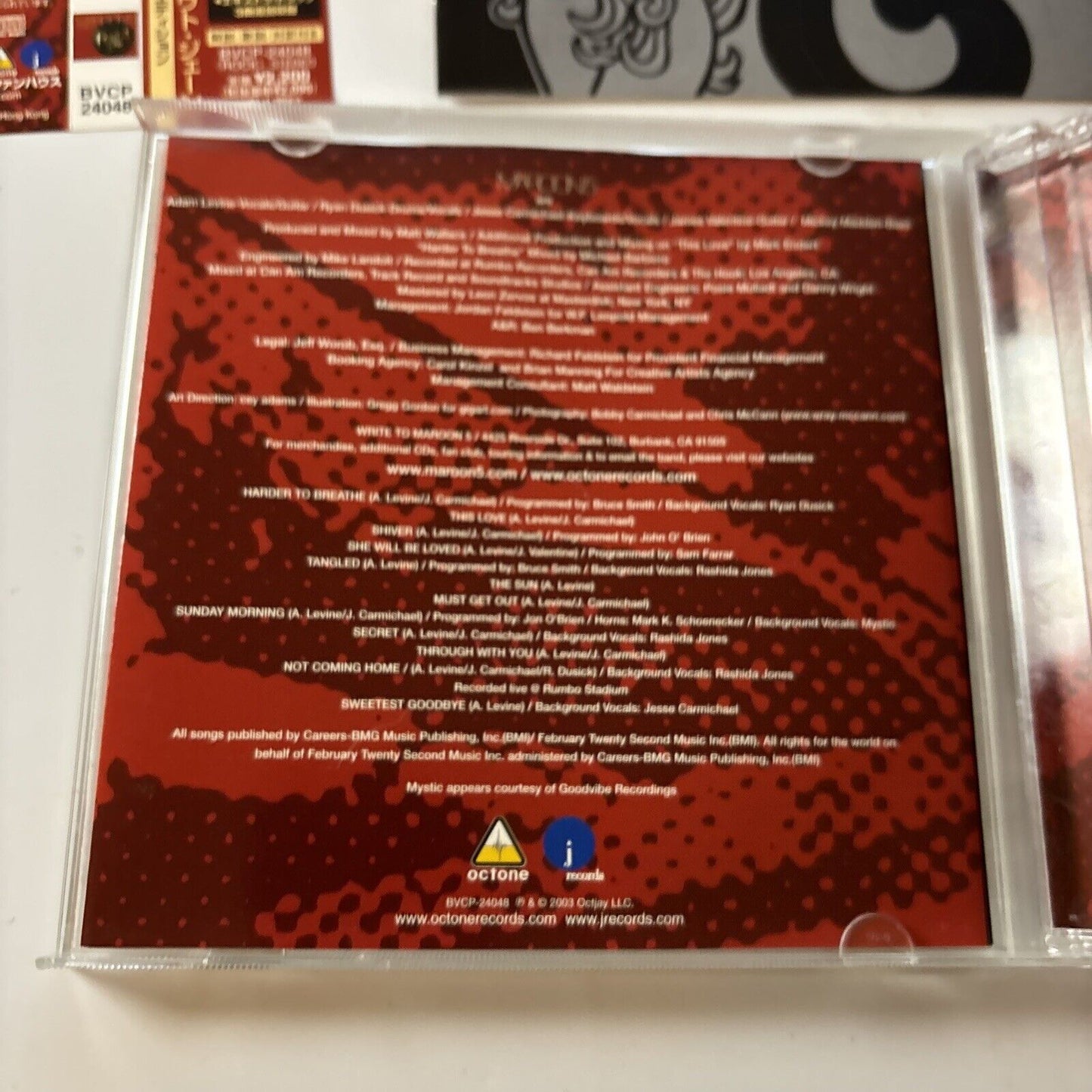 Maroon 5 - Songs About Jane (CD, 2002) Japan Obi Bvcp-24048
