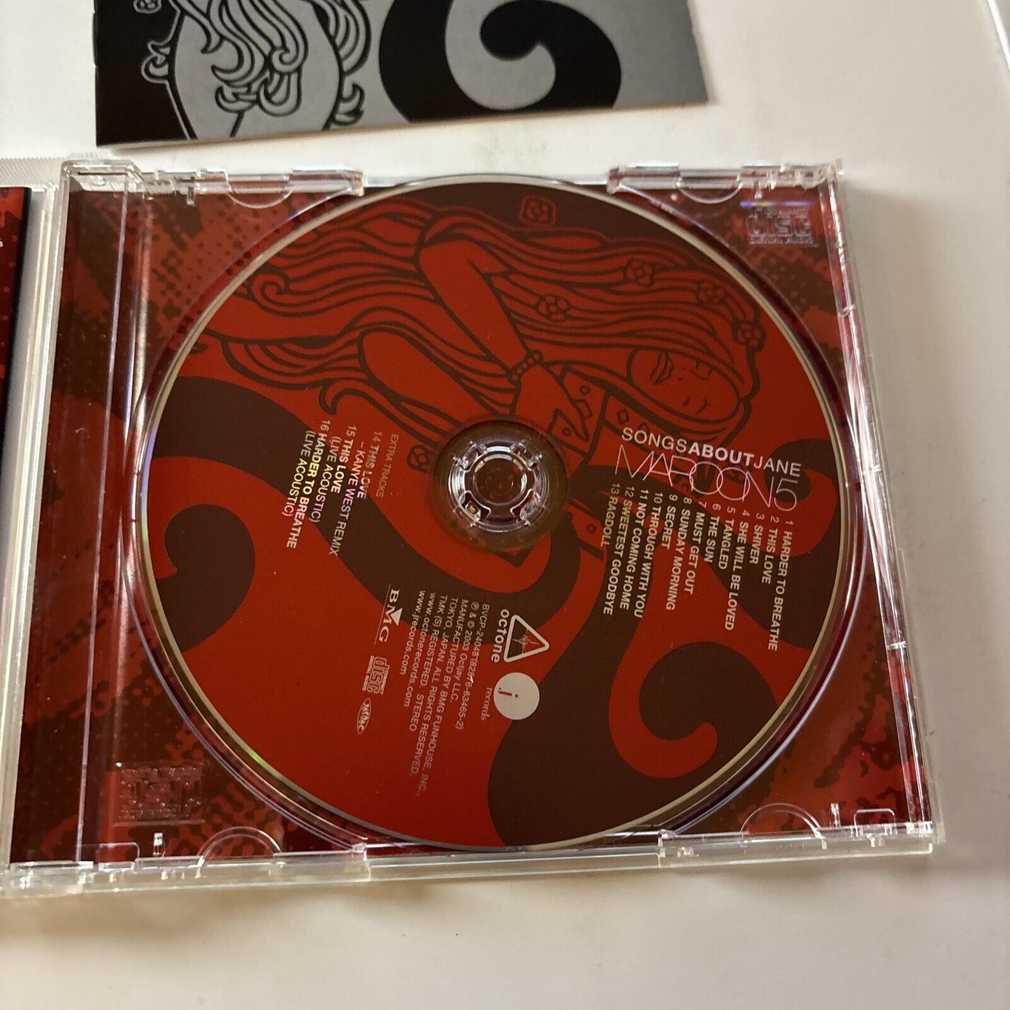 Maroon 5 - Songs About Jane (CD, 2002) Japan Obi Bvcp-24048