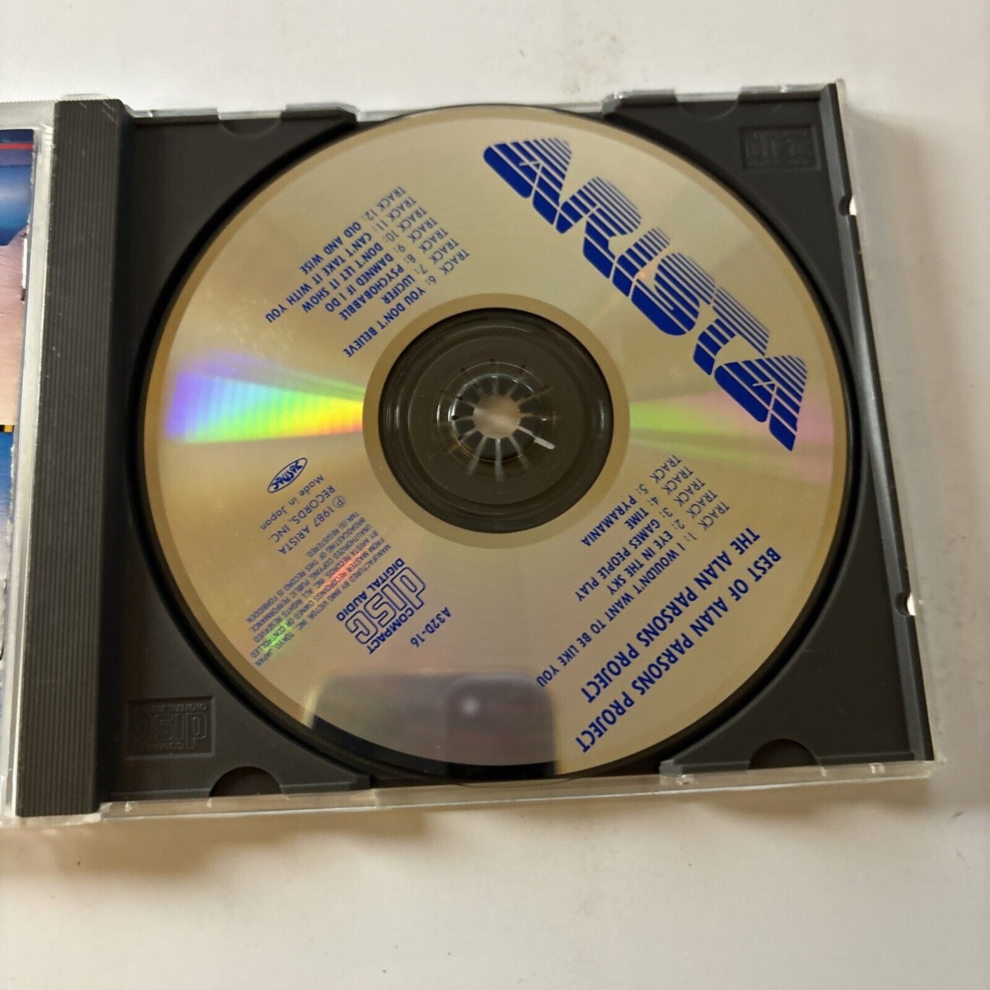 The Best Of The Alan Parsons Project (CD, 1987) Japan A32d-16