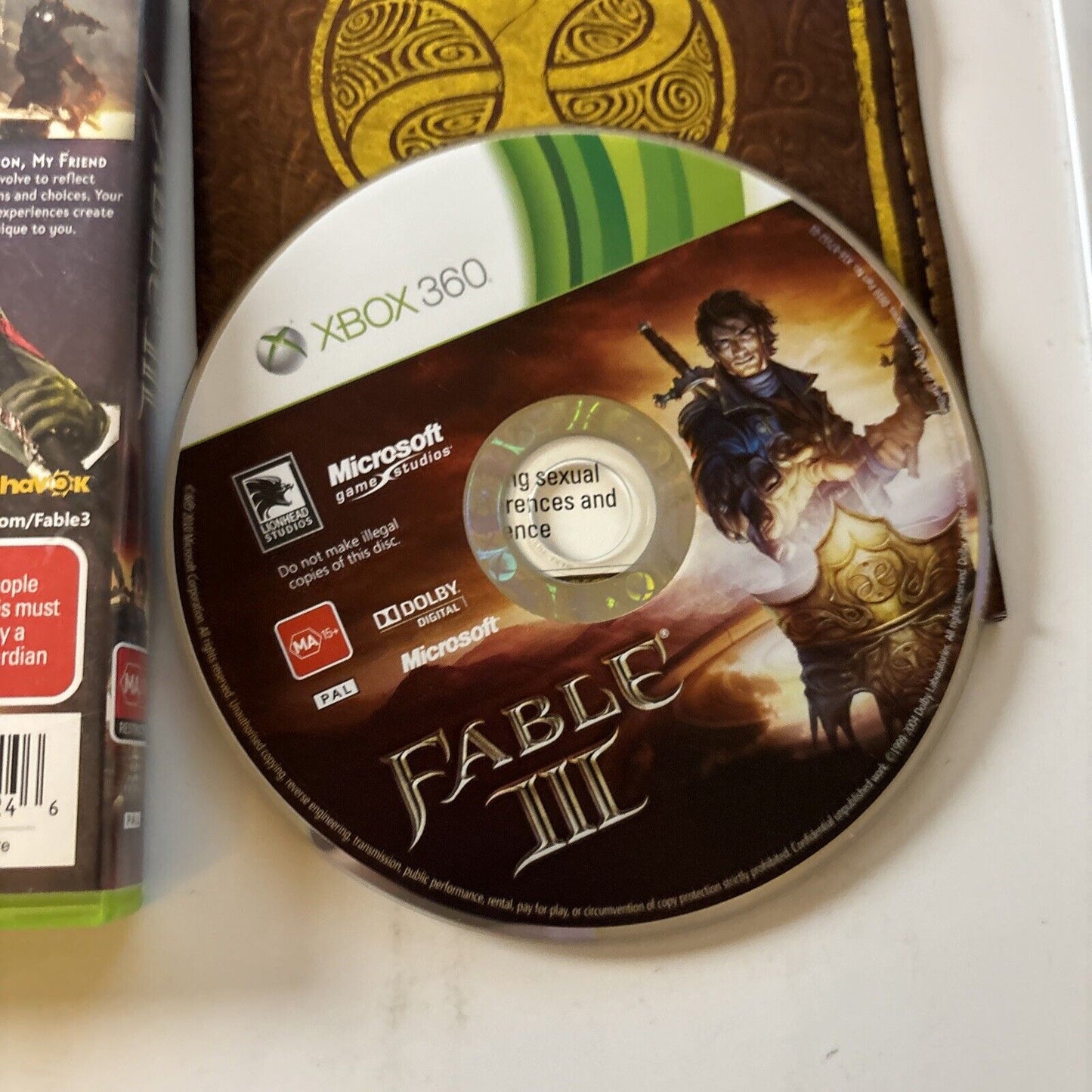 Fable 3 (Microsoft Xbox 360, 2010) With Manual PAL