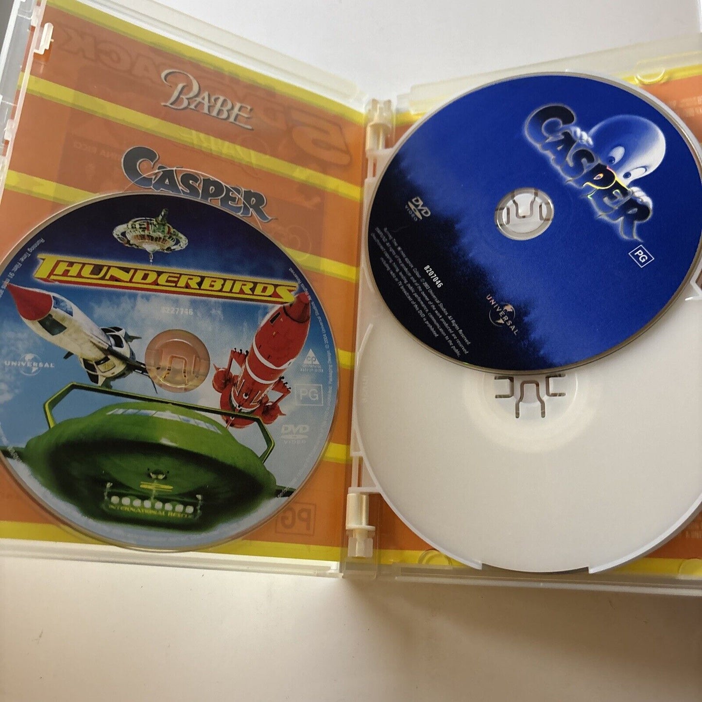 Babe / Casper / Peter Pan / Thunderbirds / The Grinch Stole Christmas  DVD