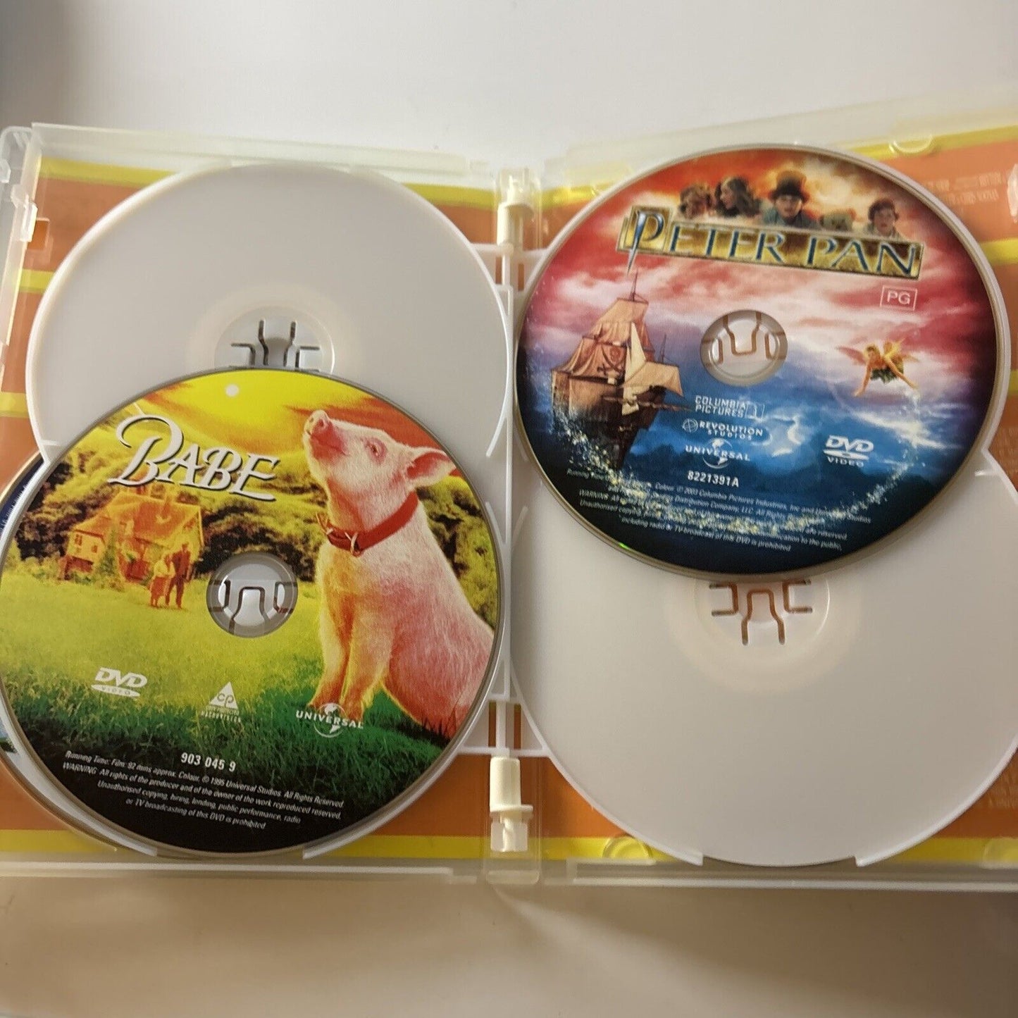 Babe / Casper / Peter Pan / Thunderbirds / The Grinch Stole Christmas  DVD