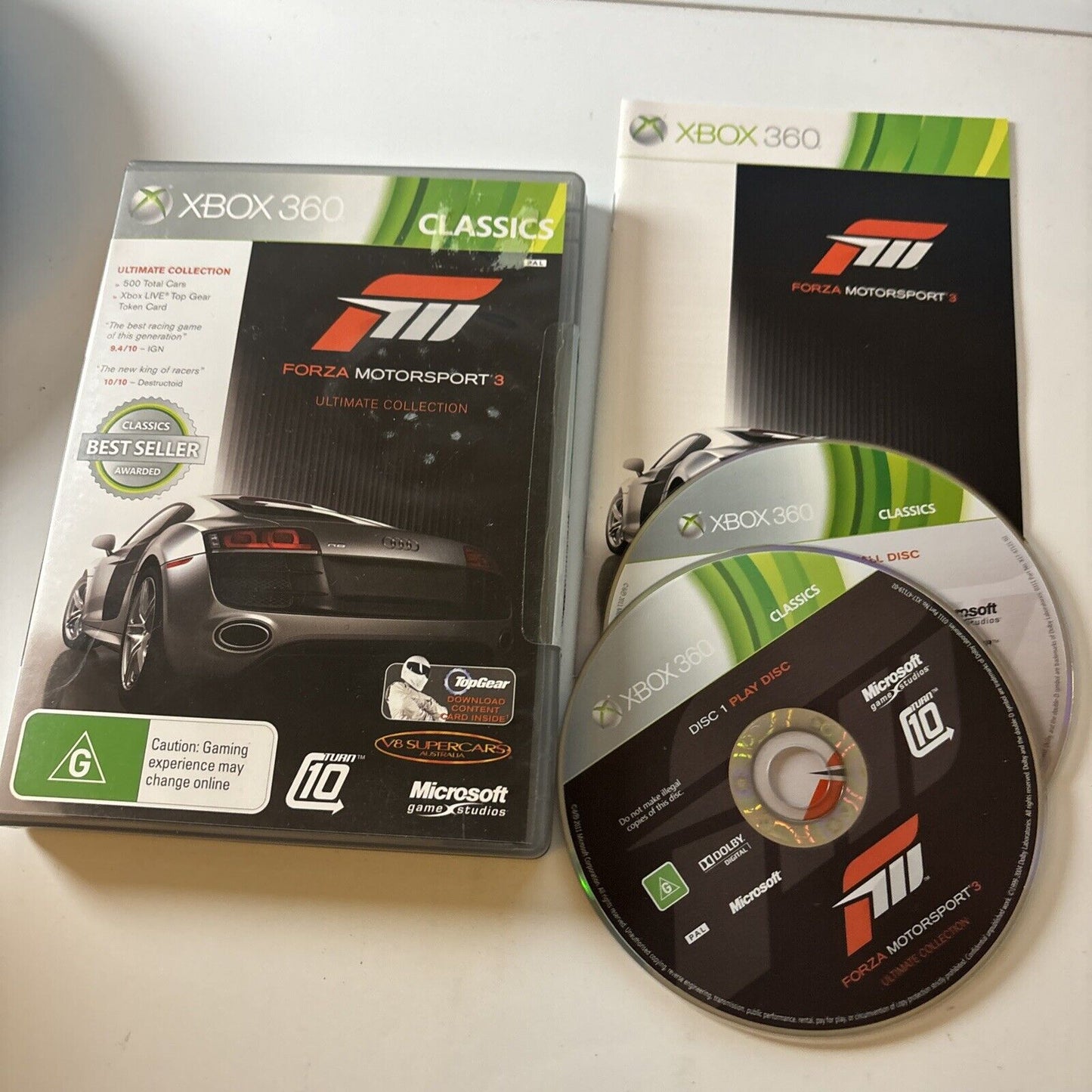 Forza Motorsport 2 Xbox 360 Game + Manual PAL