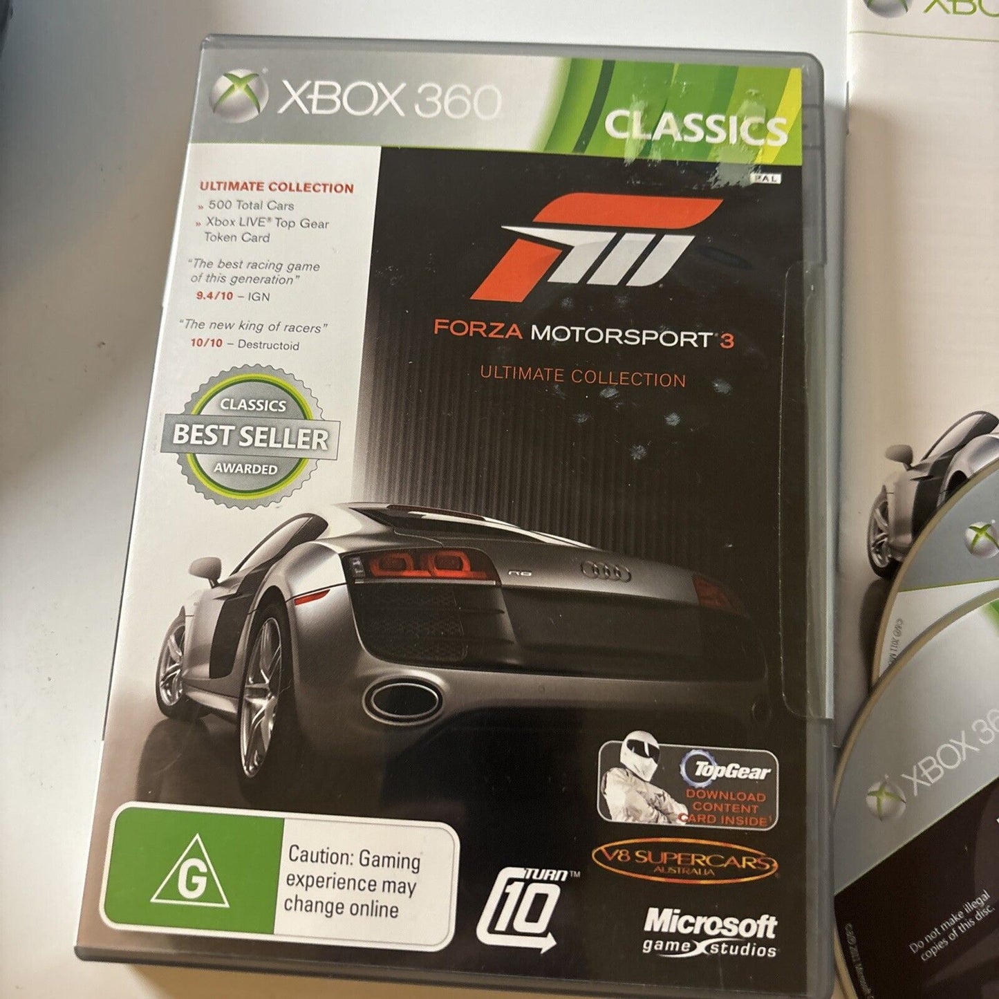 Forza Motorsport 2 Xbox 360 Game + Manual PAL