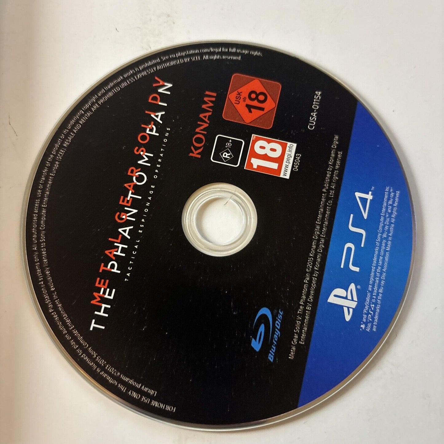 Metal Gear Solid V - The Phantom Pain Sony Playstation 4 PS4
