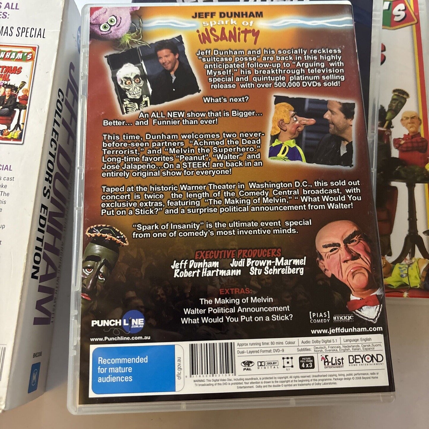 Jeff Dunham - Collector's Edition (DVD, 2009, 4-Disc) Region 4