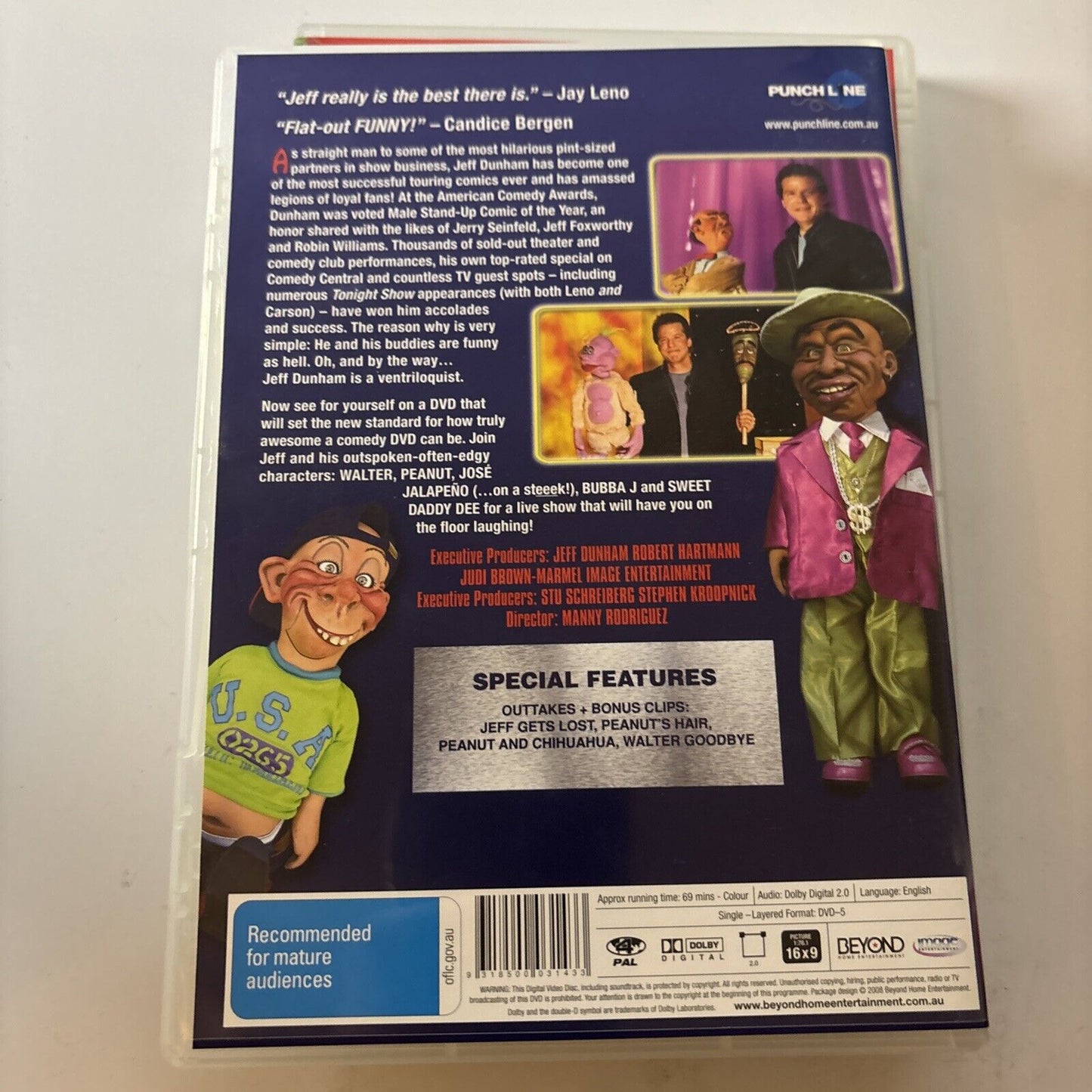 Jeff Dunham - Collector's Edition (DVD, 2009, 4-Disc) Region 4