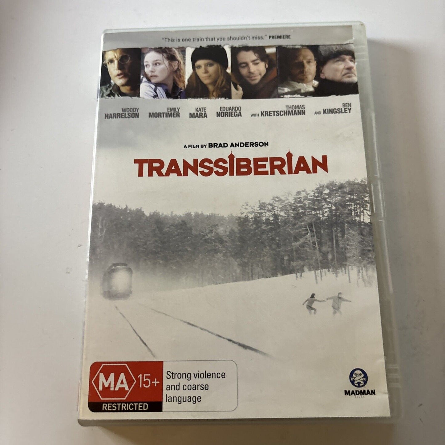 Transsiberian (DVD, 2008) Woody Harrelson, Ben Kingsley NEW Region 4