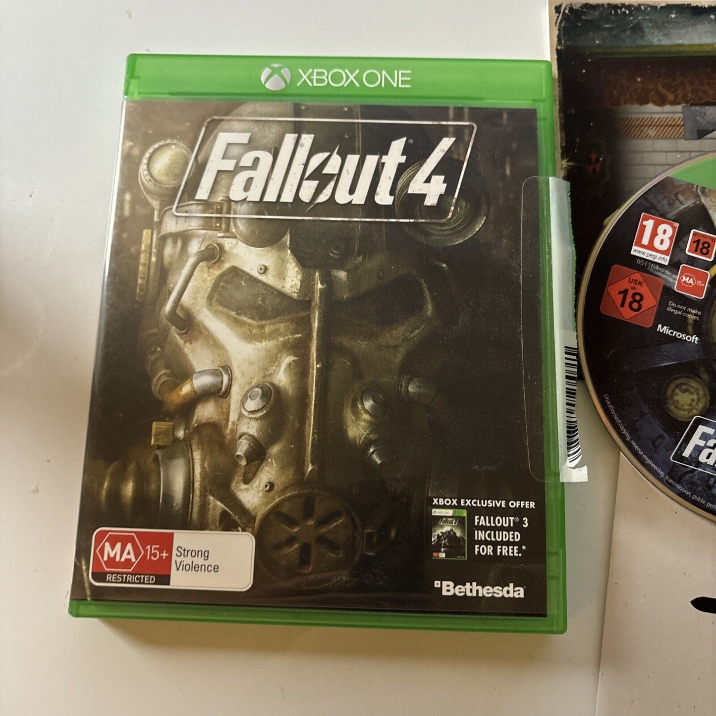 Fallout 4 Xbox One Microsoft Manual