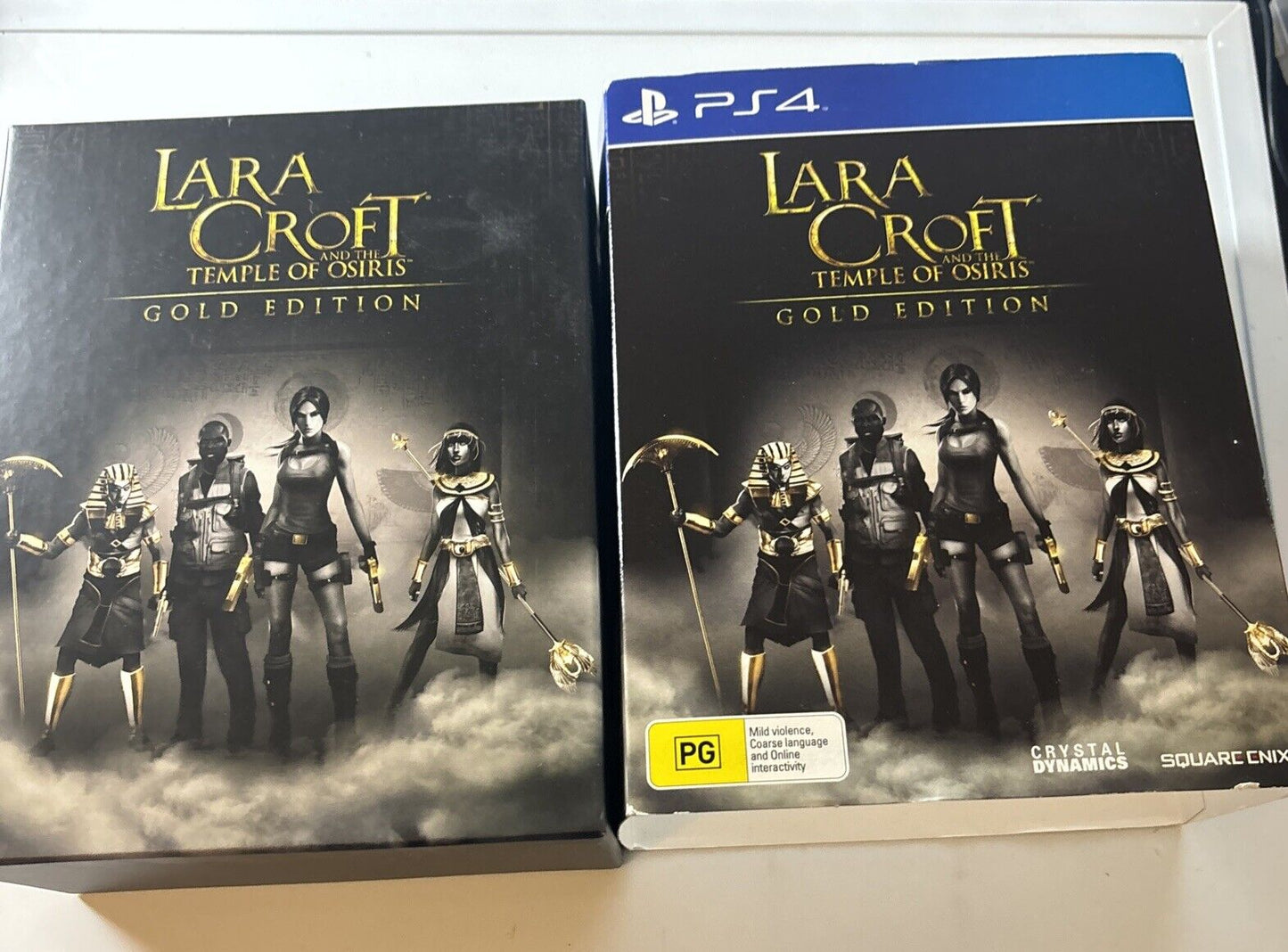 Lara Croft Temple Of Osiris Gold Edition PS4 *Box & Book Only*