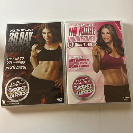 Jillian Michaels: No More Trouble Zones / Lose 20 Pounds In 30 Days DVD *New*
