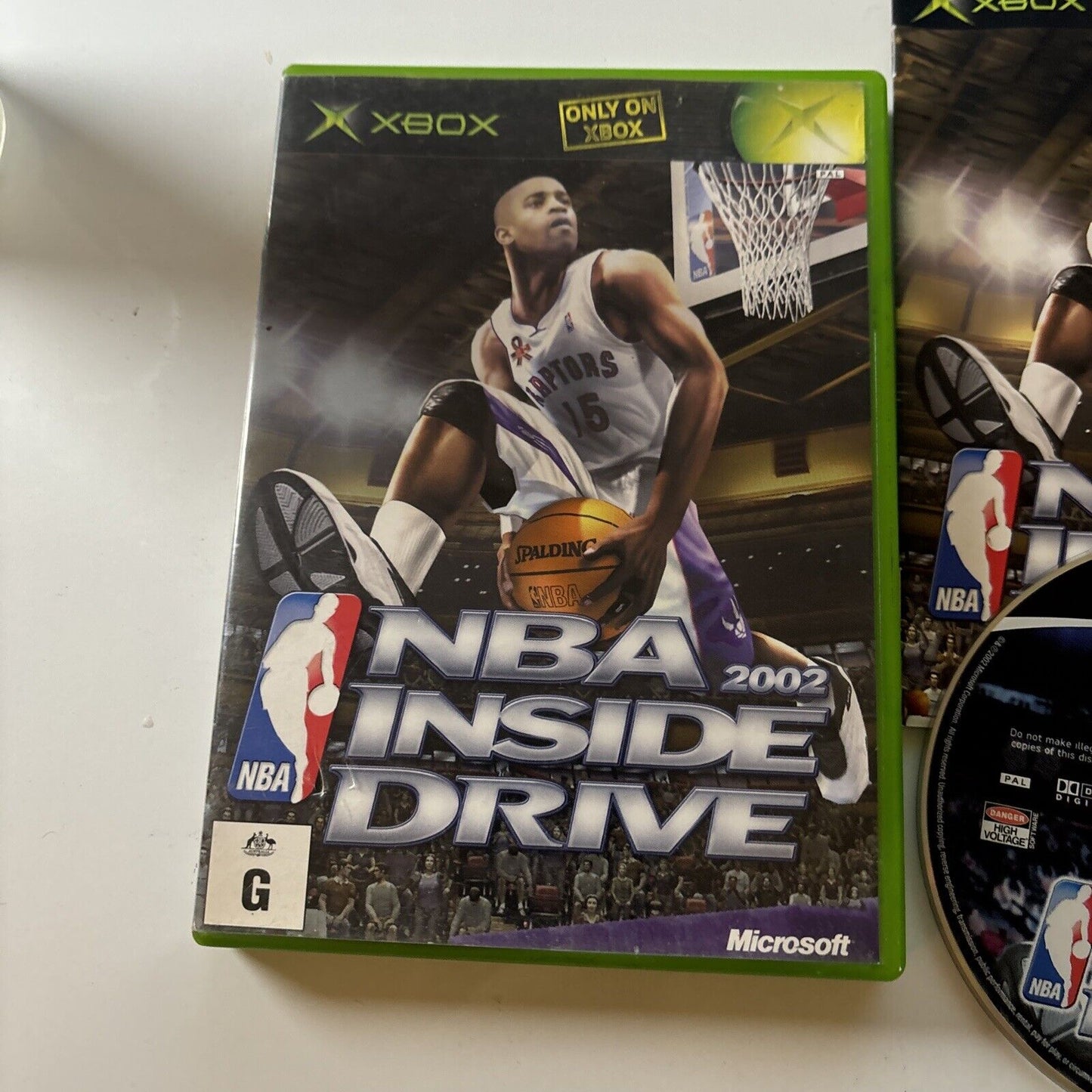 NBA Inside Drive 2002 (Xbox) Complete With Manual PAL Vince Carter