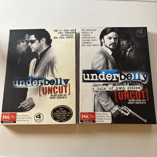 Underbelly: Uncut / A Tale Of Two Cities (DVD, 8-Disc) Region 4