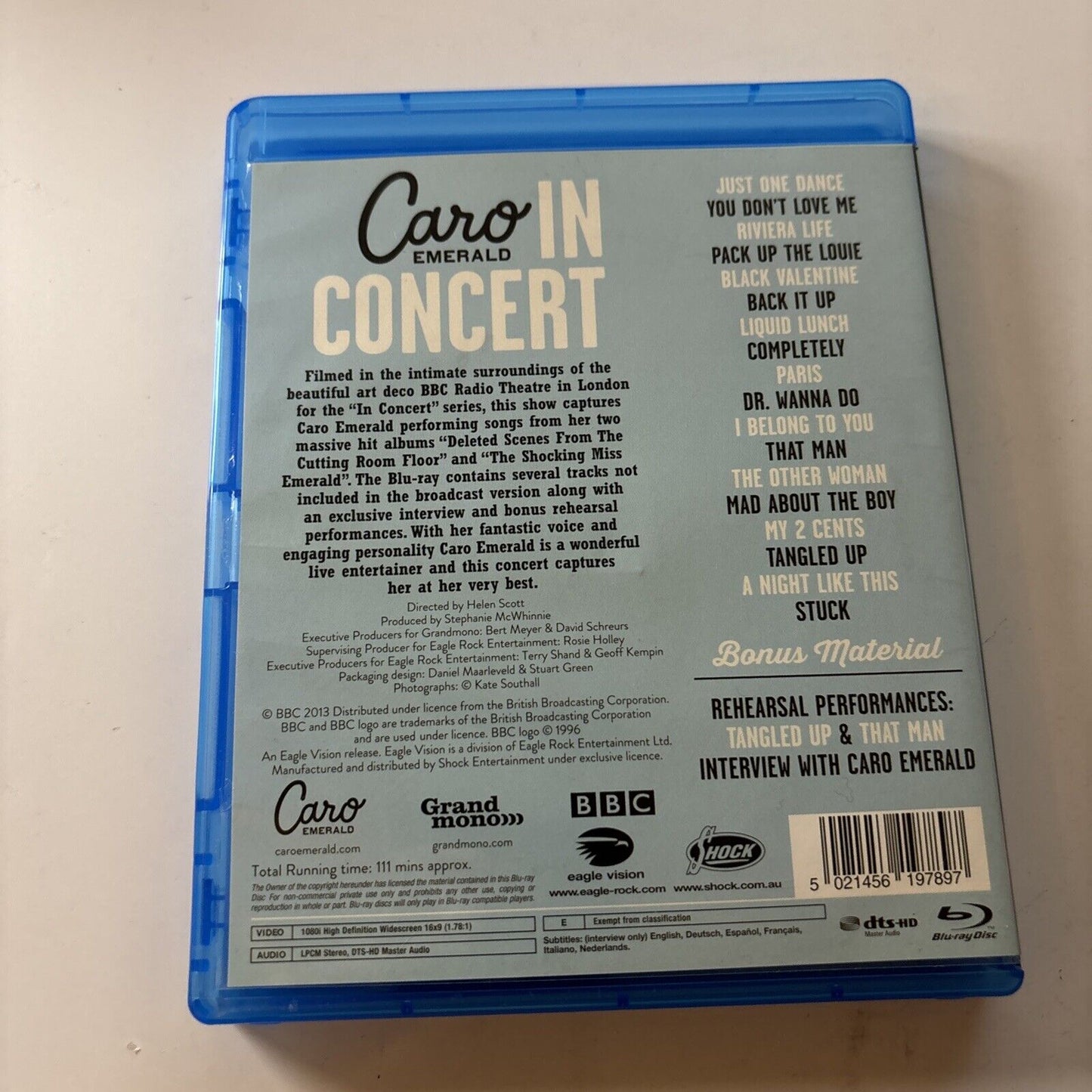 Caro Emerald - In Concert (Bluray, 2013) Region B