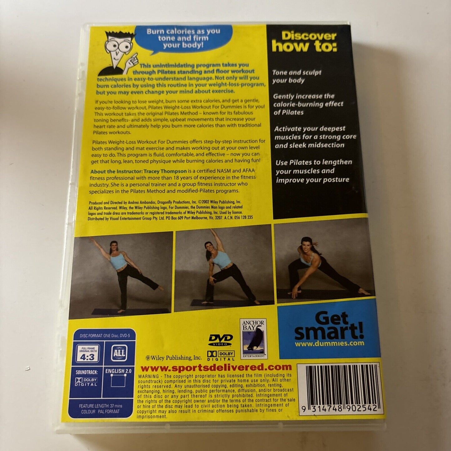 Pilates Weight Loss Workout for Dummies (DVD) All Regions