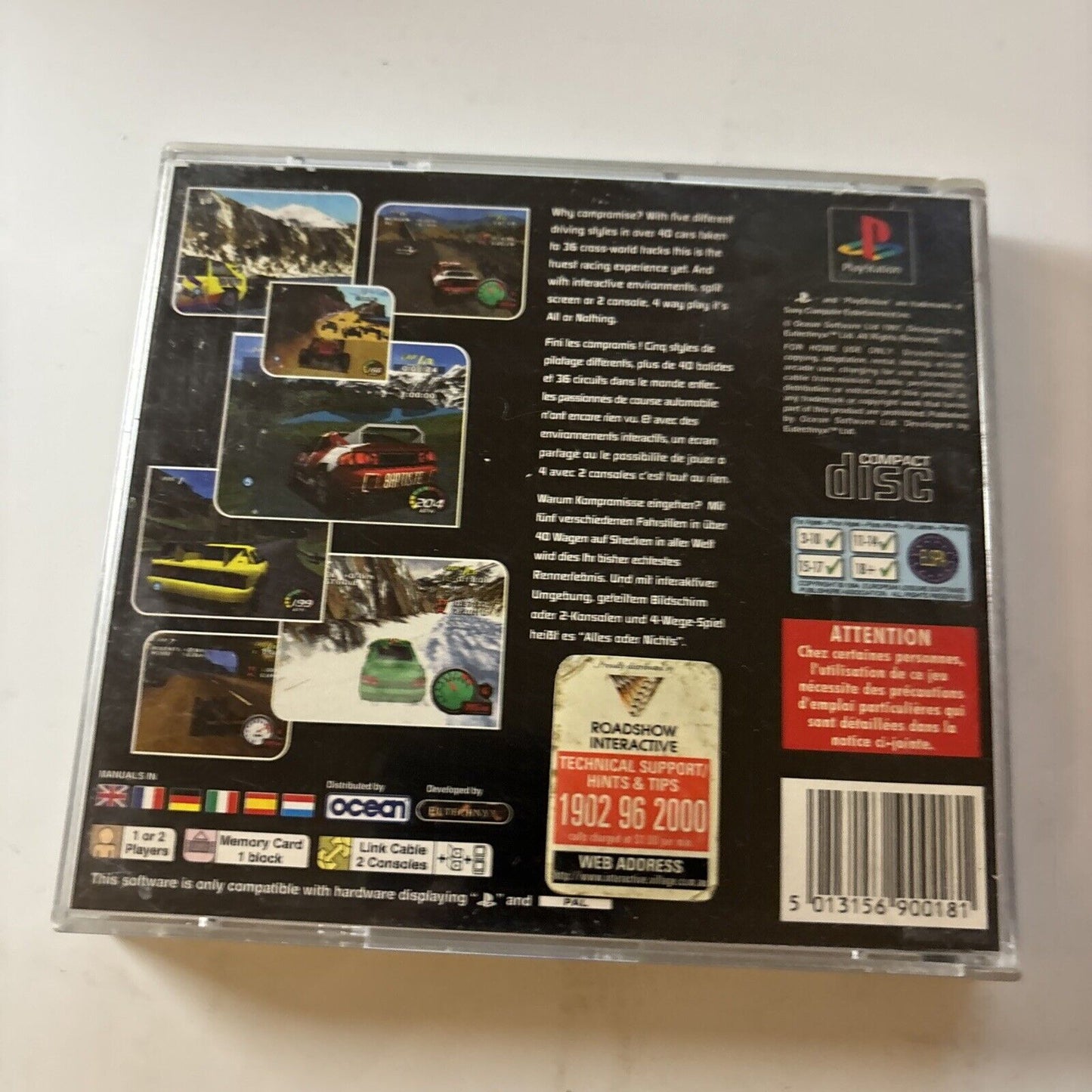 Total Drivin - PS1 Sony Playstation 1 PAL