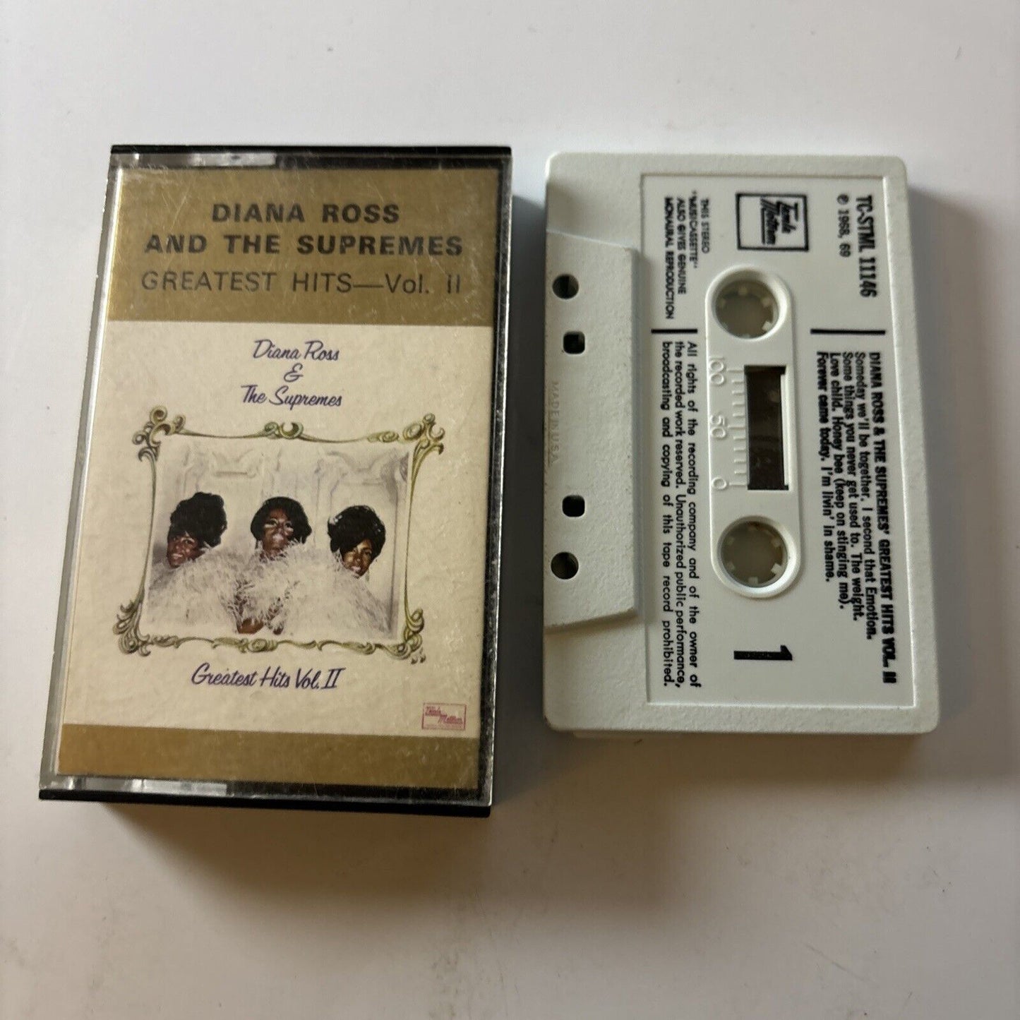 Diana Ross And The Supremes - Greatest Hits - Volume II (Cassette, 1969)