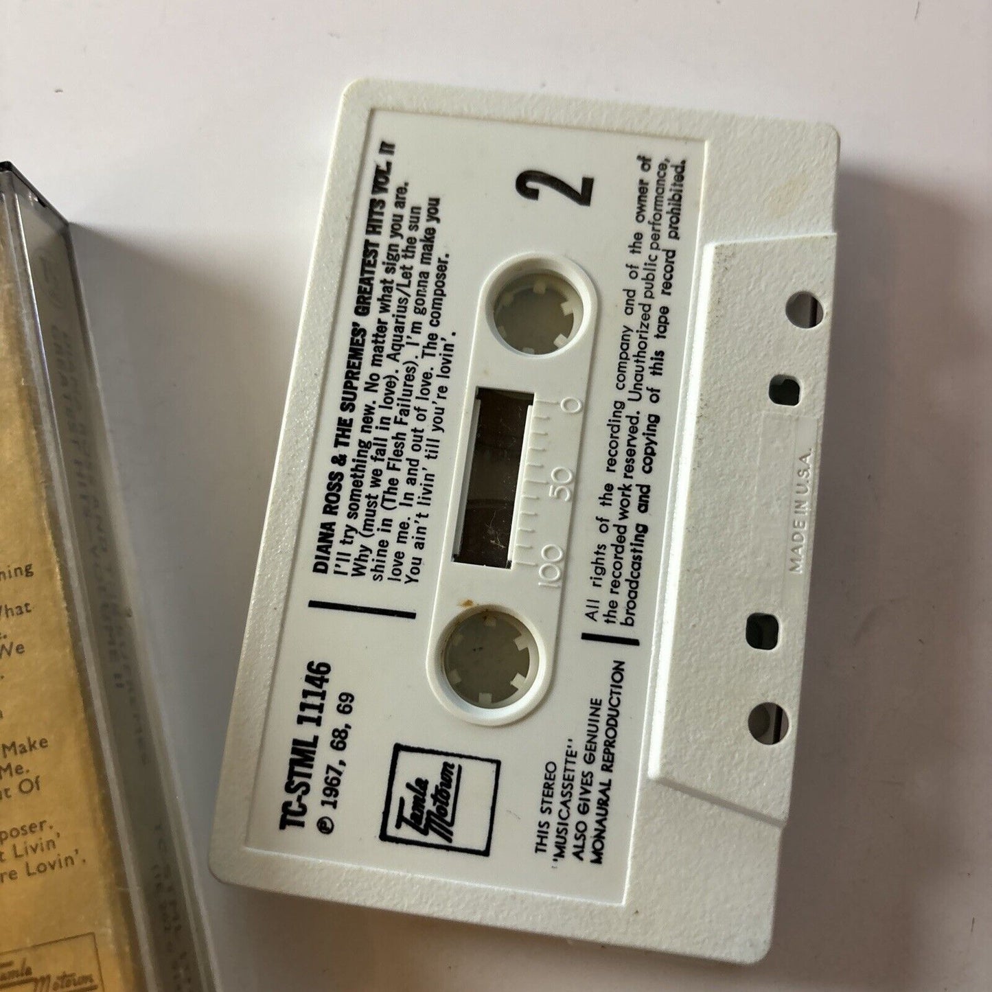 Diana Ross And The Supremes - Greatest Hits - Volume II (Cassette, 1969)