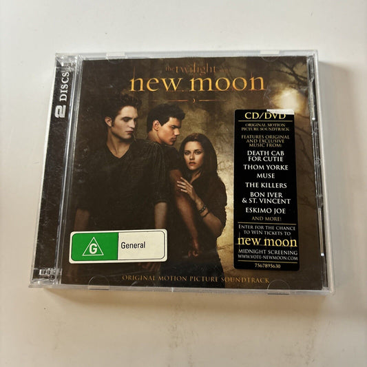 The Twilight Saga: New Moon - Film Soundtrack (CD + DVD, 2009, 2-Disc)
