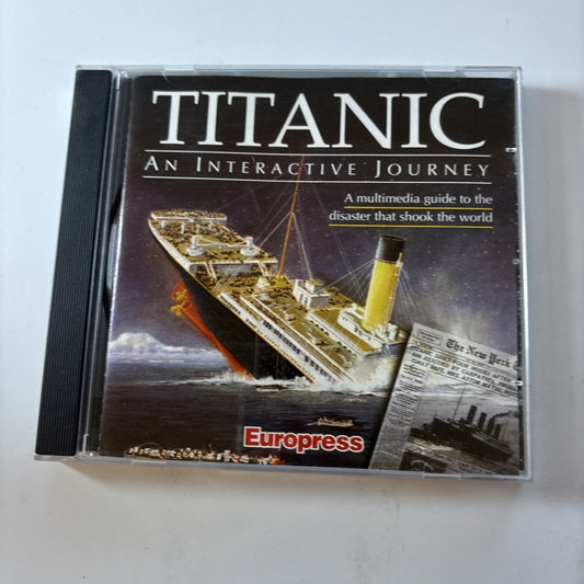 Titanic - An Interactive Journey PC Mac CDROM Win 95