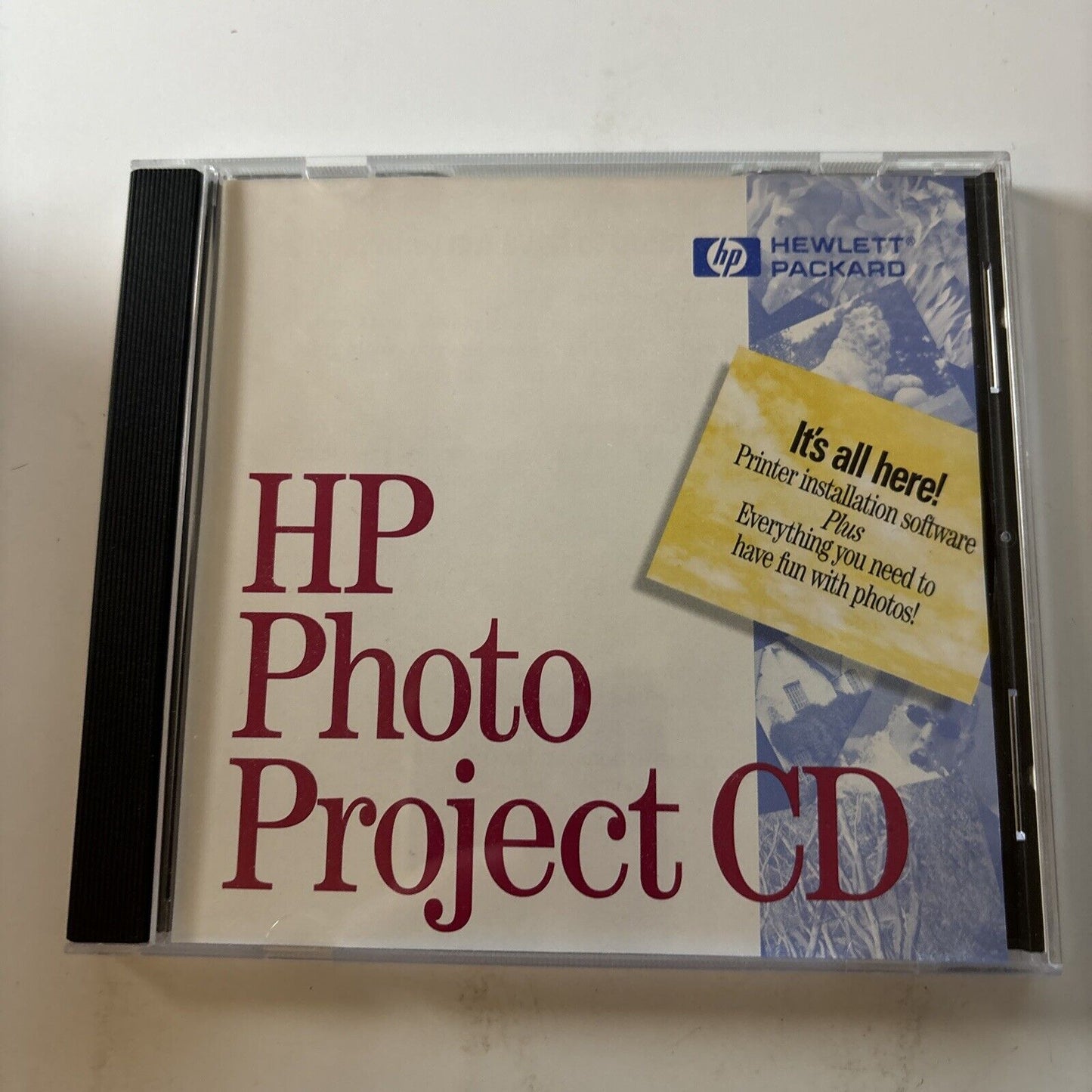 HP Photo Project CD PC CDROM Windows 3.1 1997
