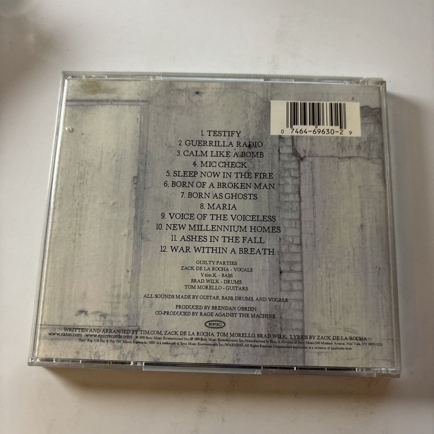 Rage Against the Machine - Battle of Los Angeles (CD, 1999)
