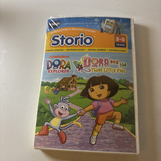 VTech Storio Dora the Explorer Software Learning Game -  Dora & the 3 Little Pigs