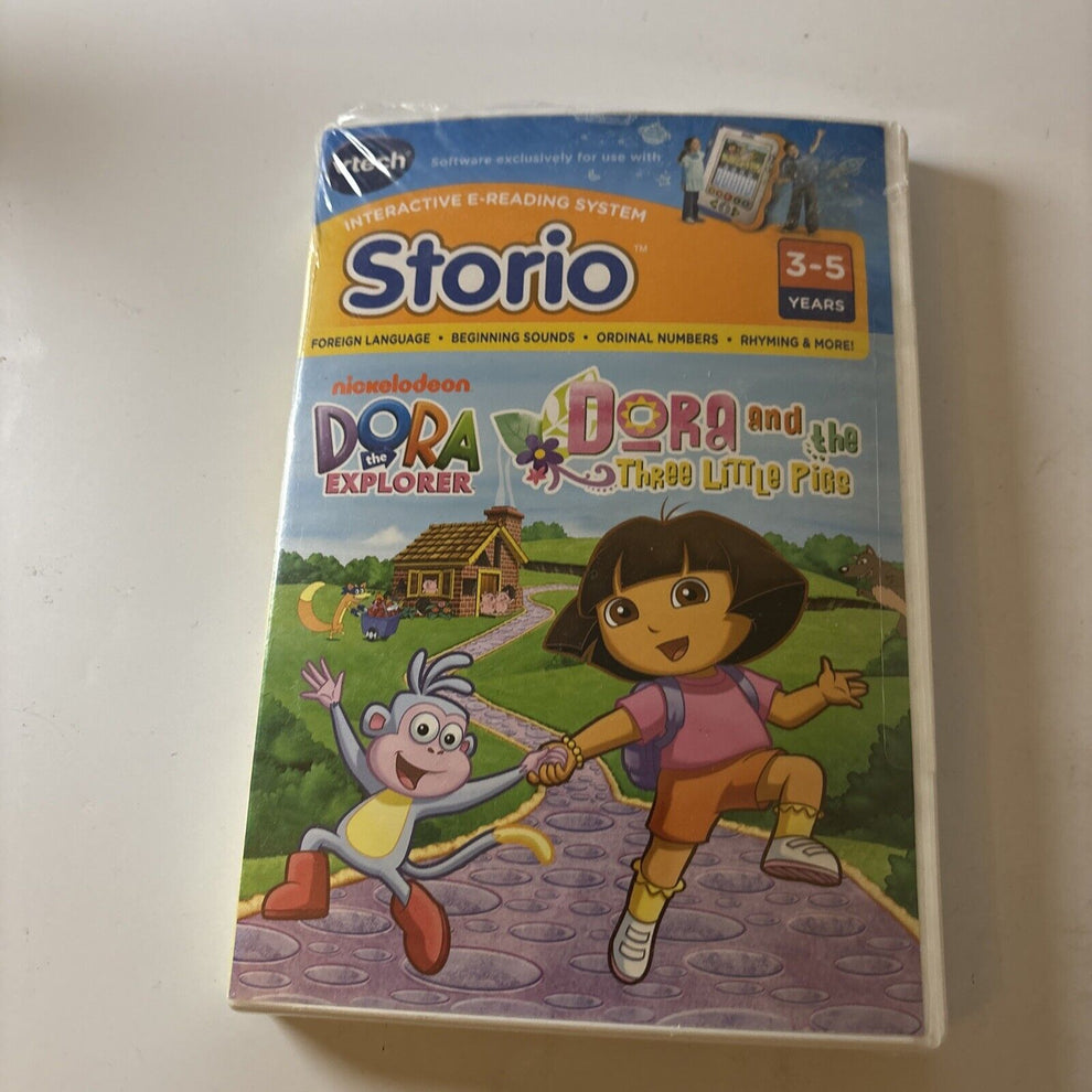 VTech Storio Dora the Explorer Software Learning Game - Dora & the 3 L ...