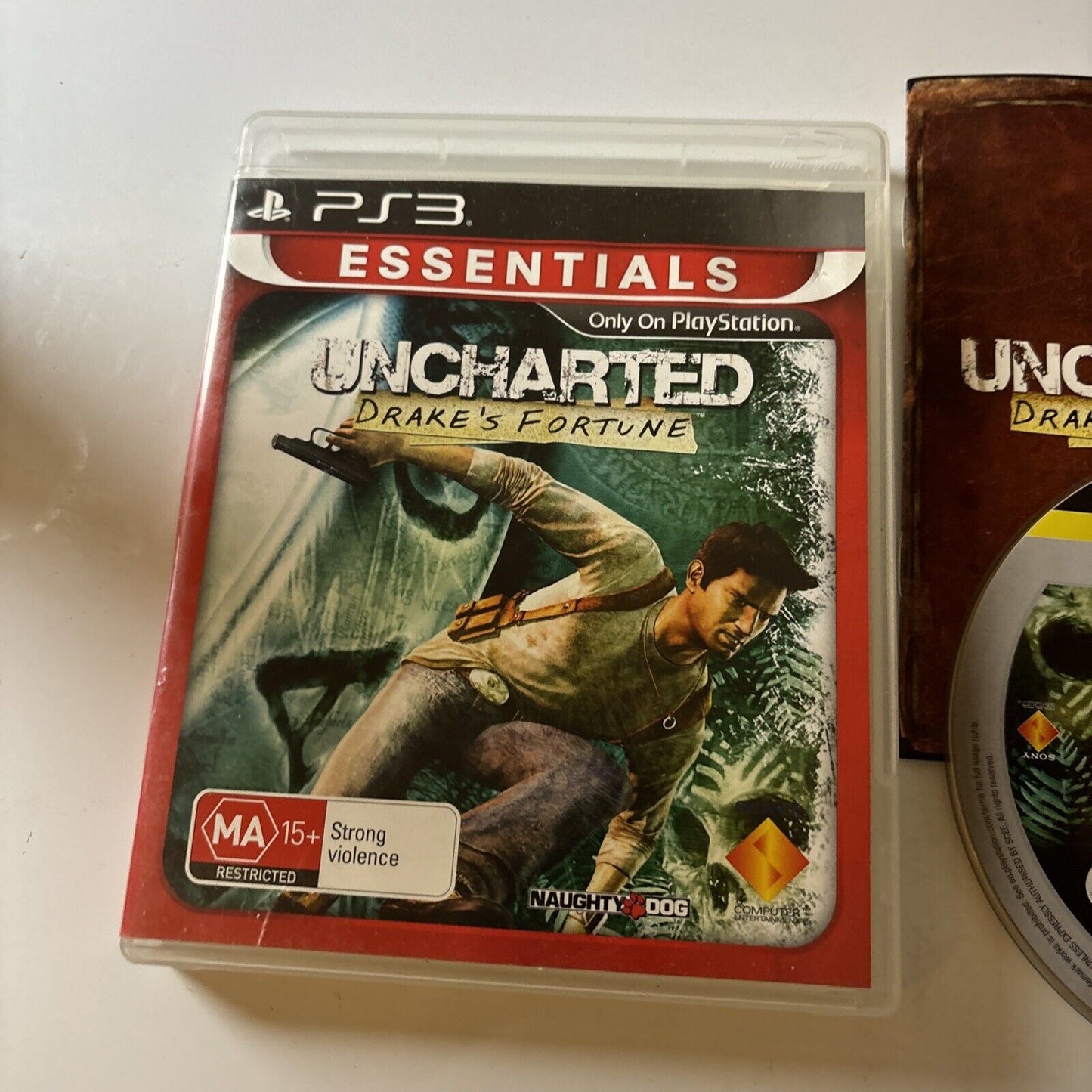 Uncharted: Drake's Fortune Sony Playstation 3 Game Manual