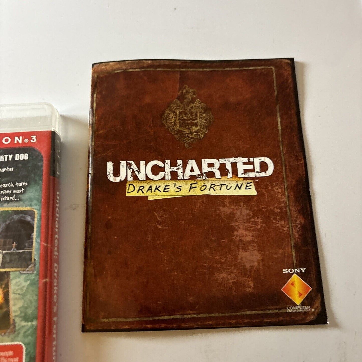 Uncharted: Drake's Fortune Sony Playstation 3 Game Manual