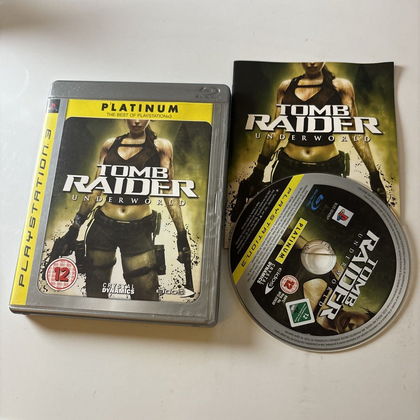 Tomb Raider Underworld Sony Playstation 3 PS3 With Manual